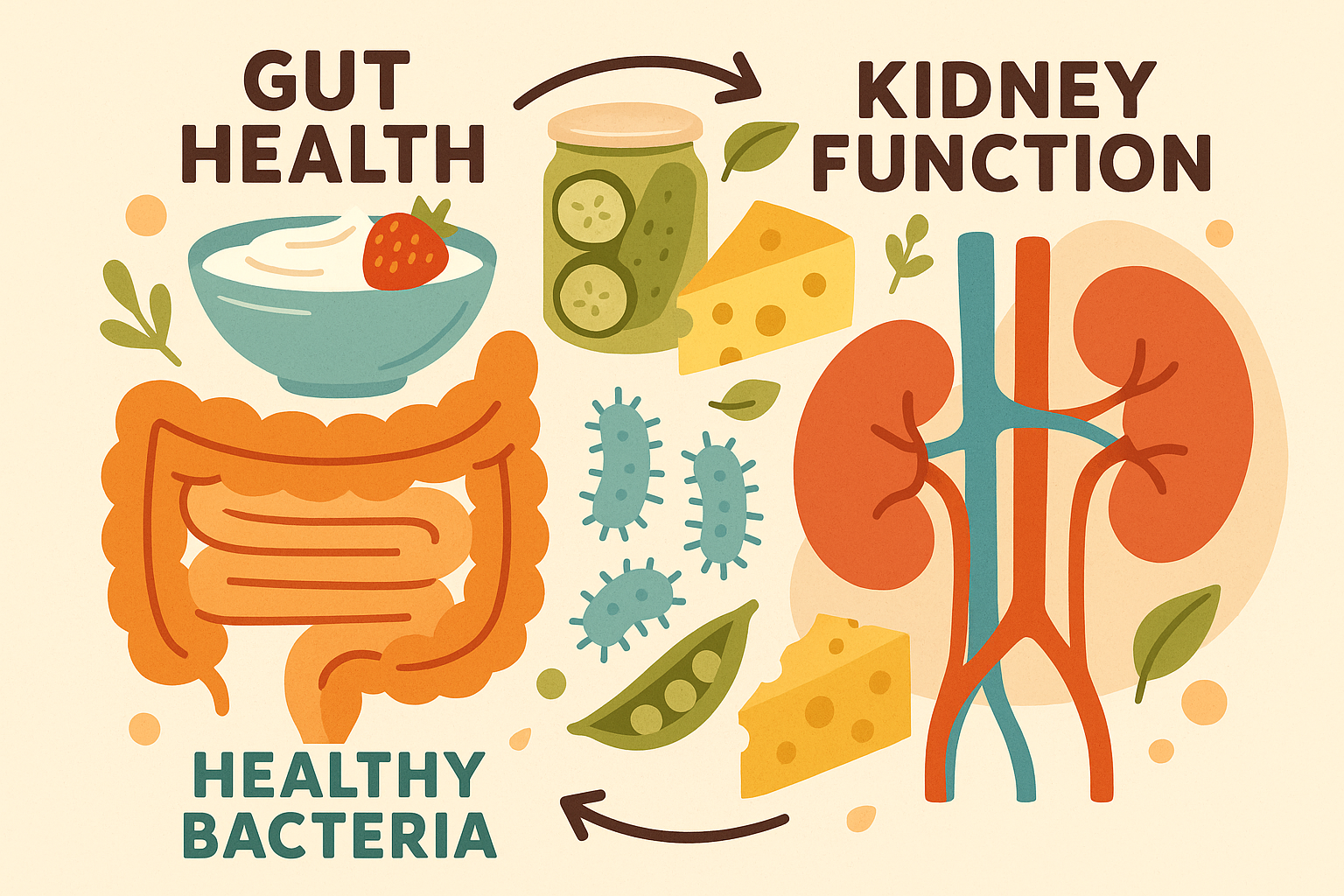 Gut microbiome and kidney function connection