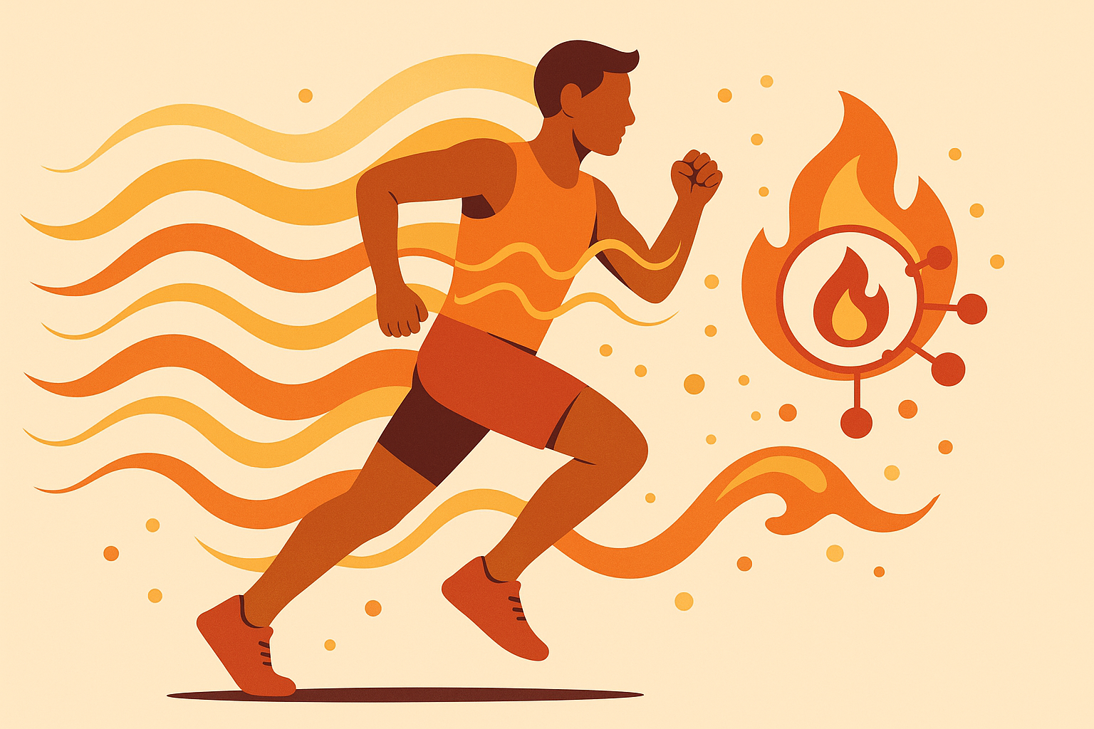 Runner checking fitness tracker after completing a mile