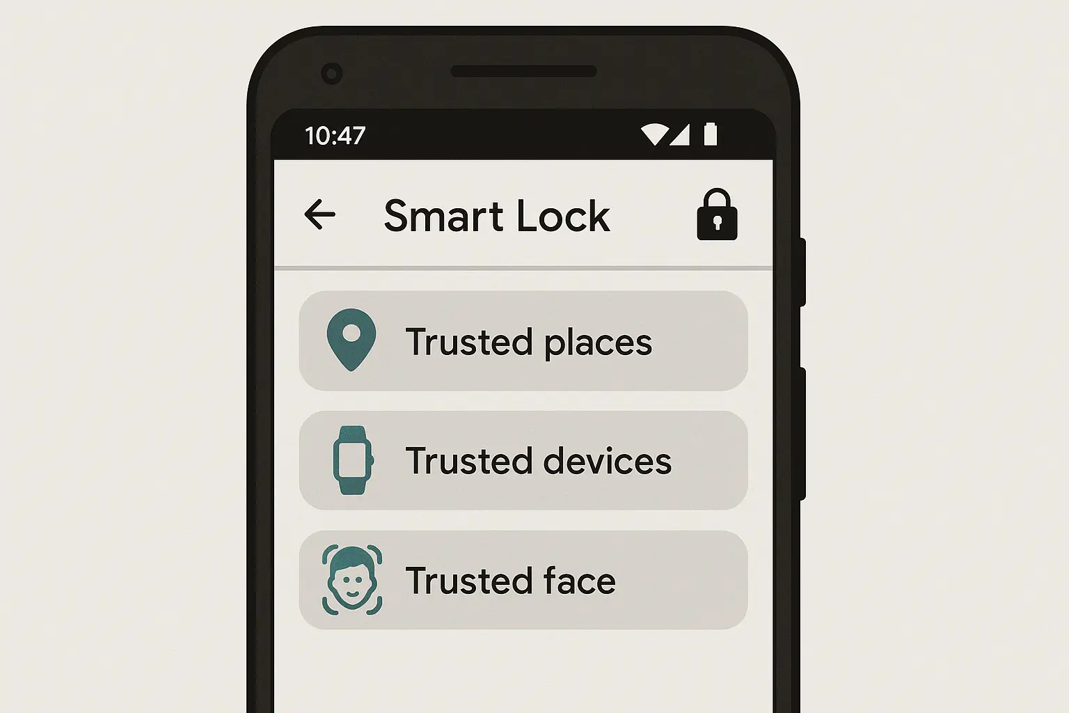 Android Smart Lock setup and configuration