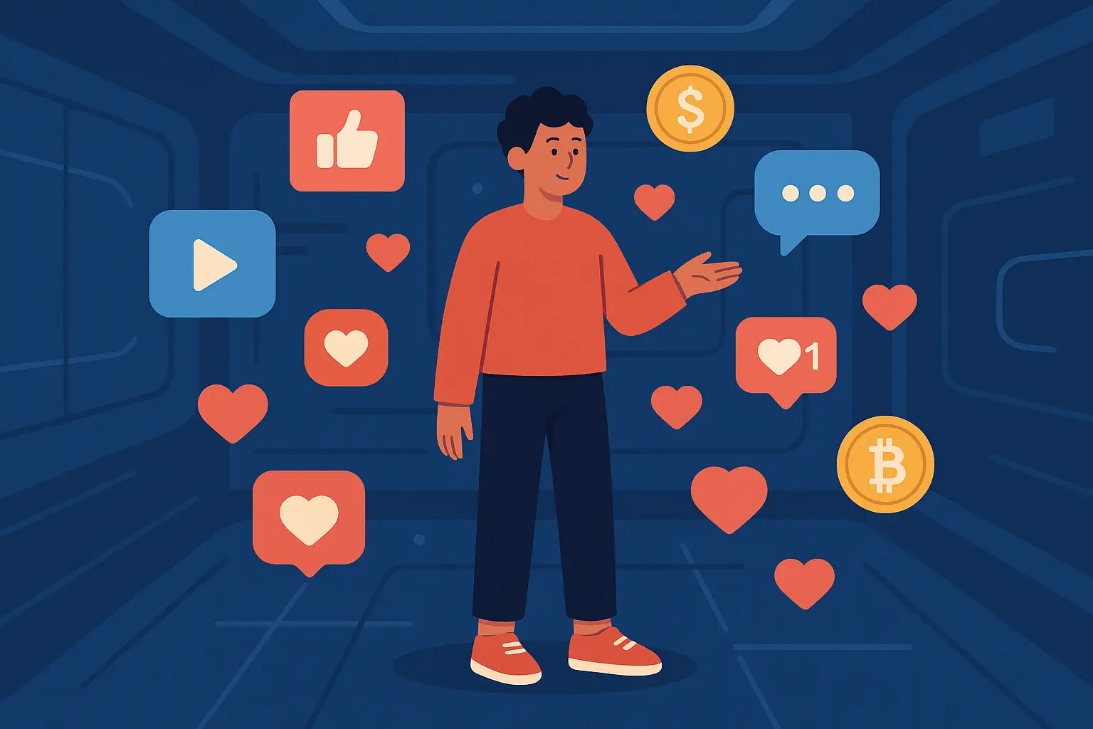 Social technology and virtual reality in sci-fi