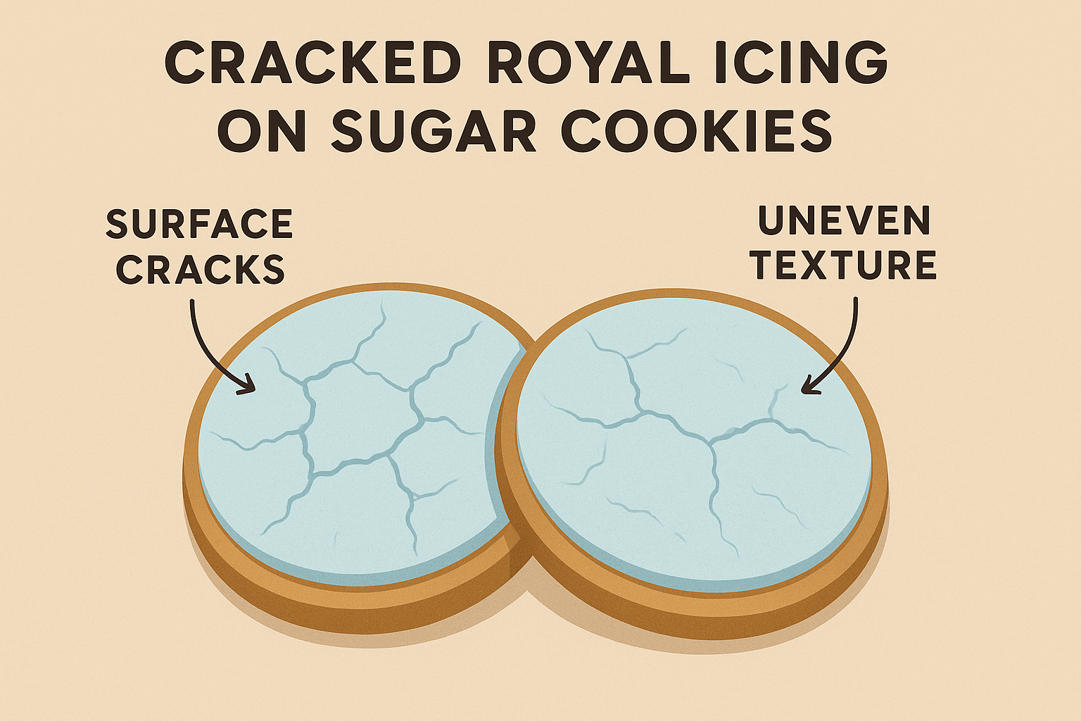 Royal icing cookies with decorative patterns