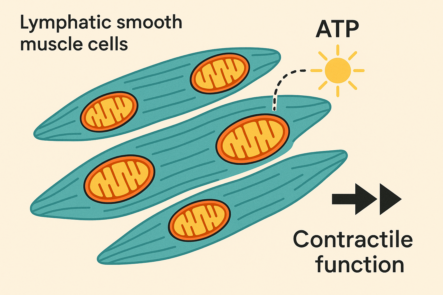 Cellular energy and lymphatic vessel function