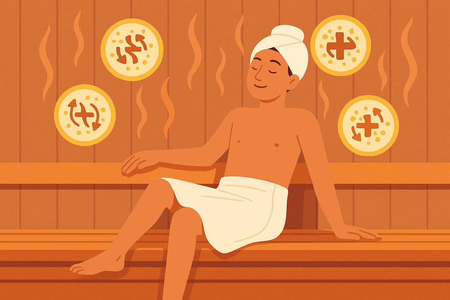 Sauna heat therapy for mitochondrial health