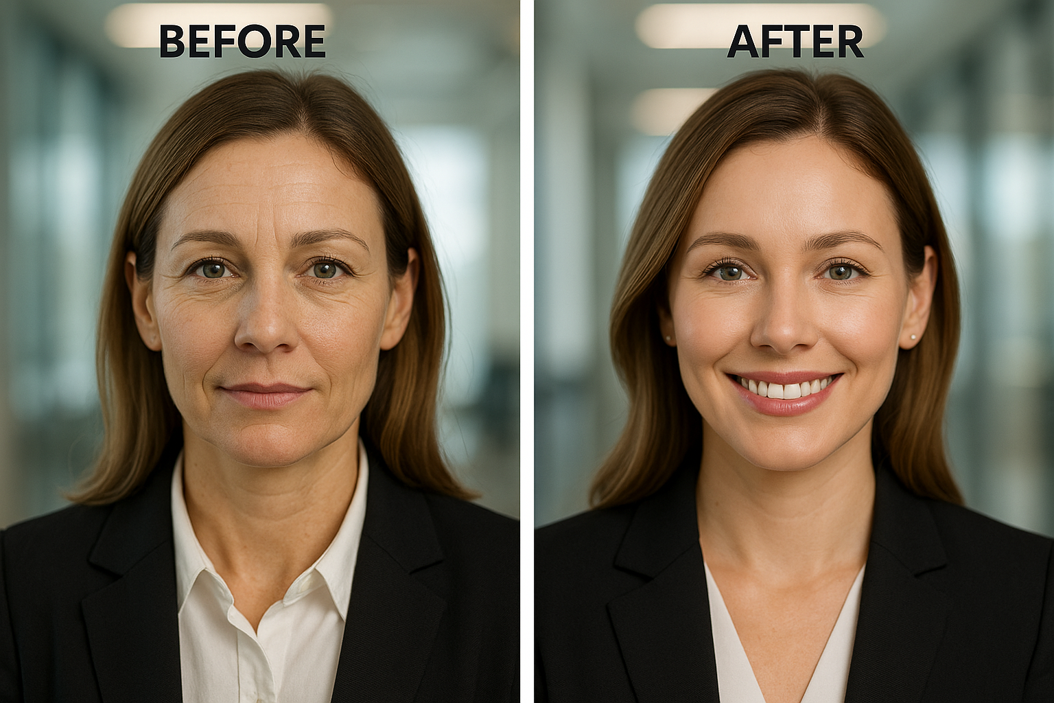 Successful medical aesthetician in practice