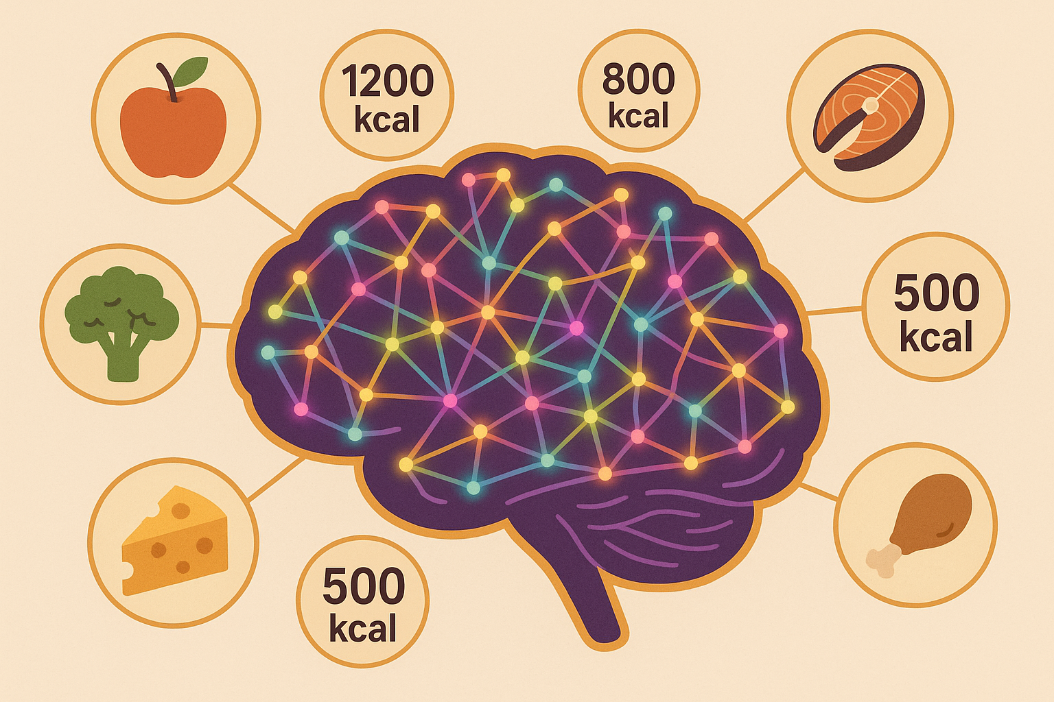 500 calorie meal plan psychology brain changes