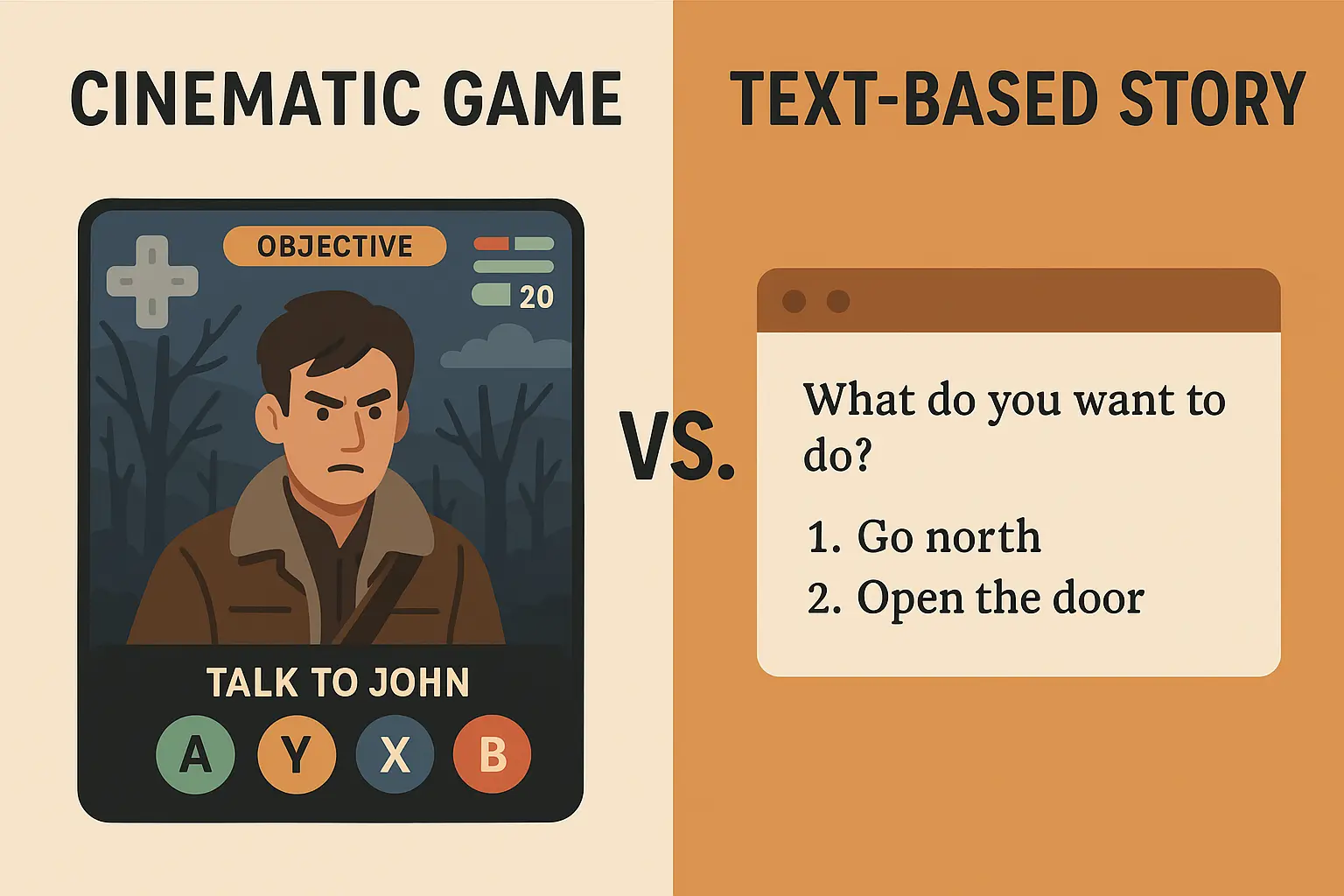 Interactive story quality assessment comparison