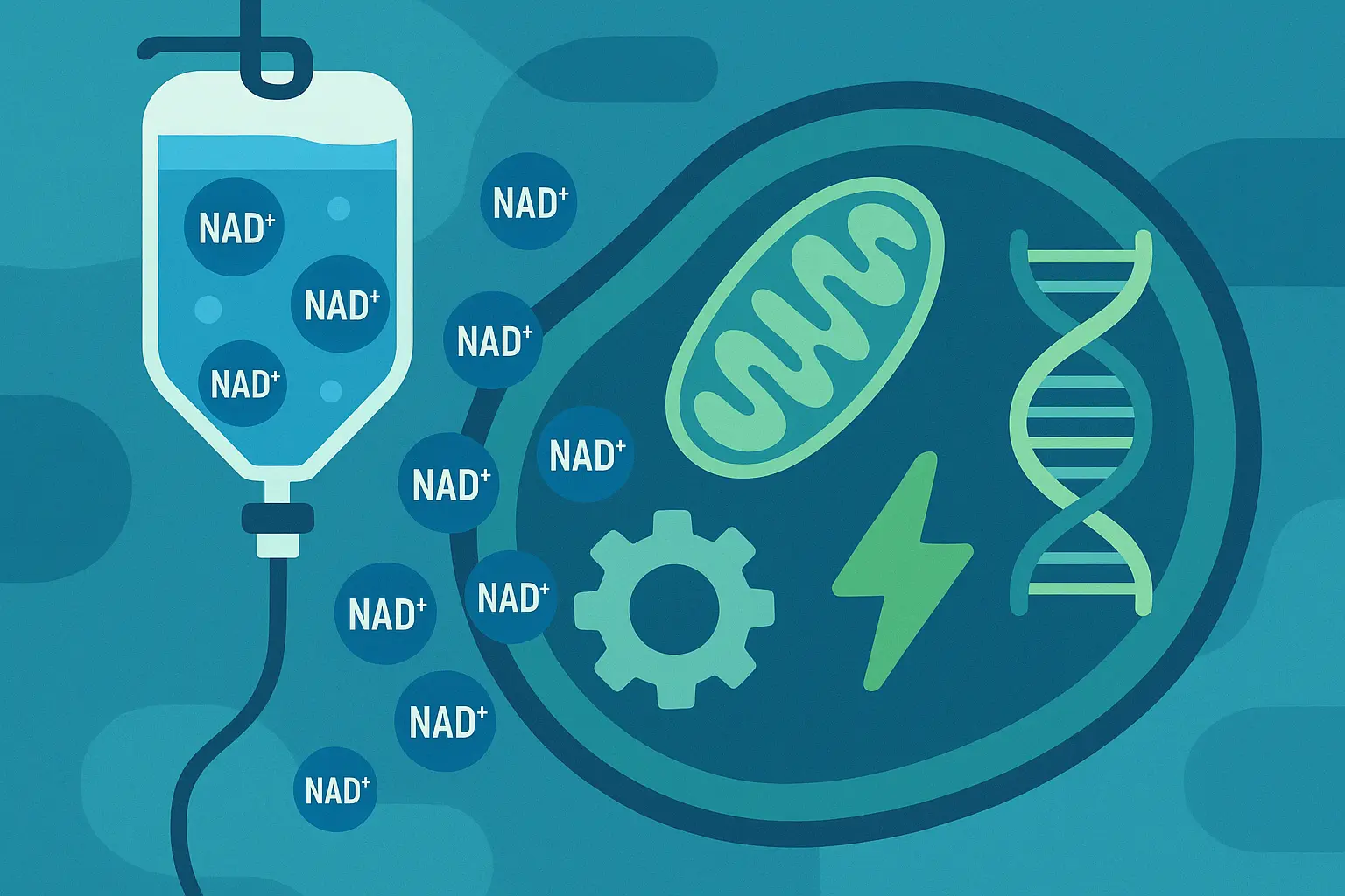 NAD Plus IV Therapy Treatment Setup