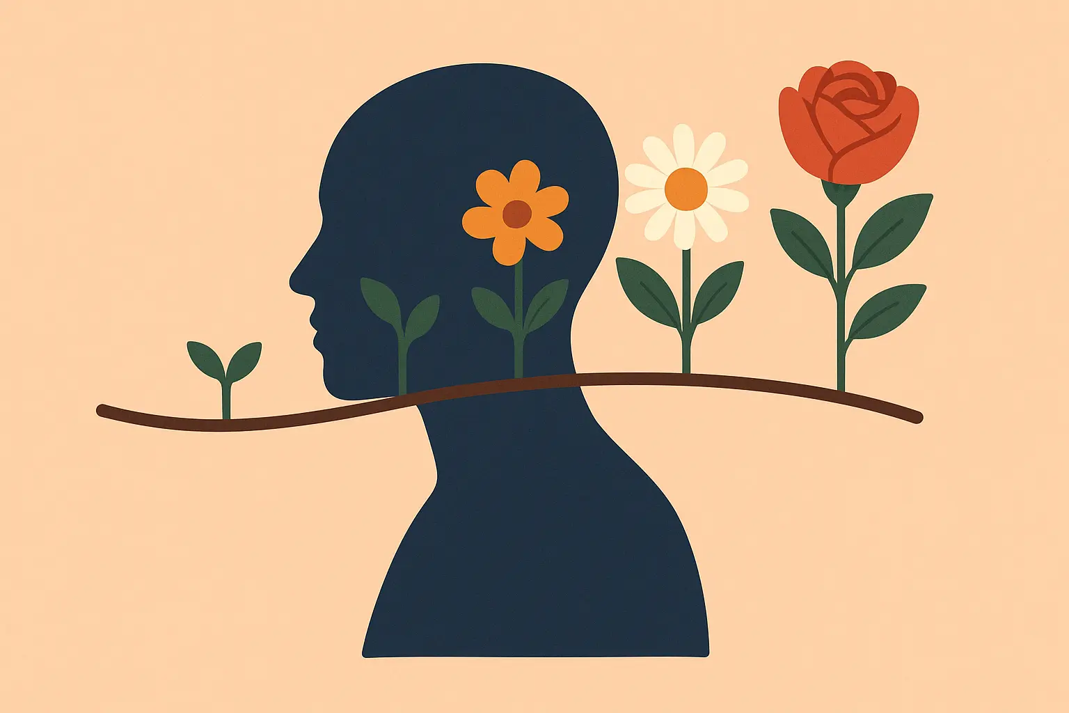 Flower tattoos psychological transformation healing