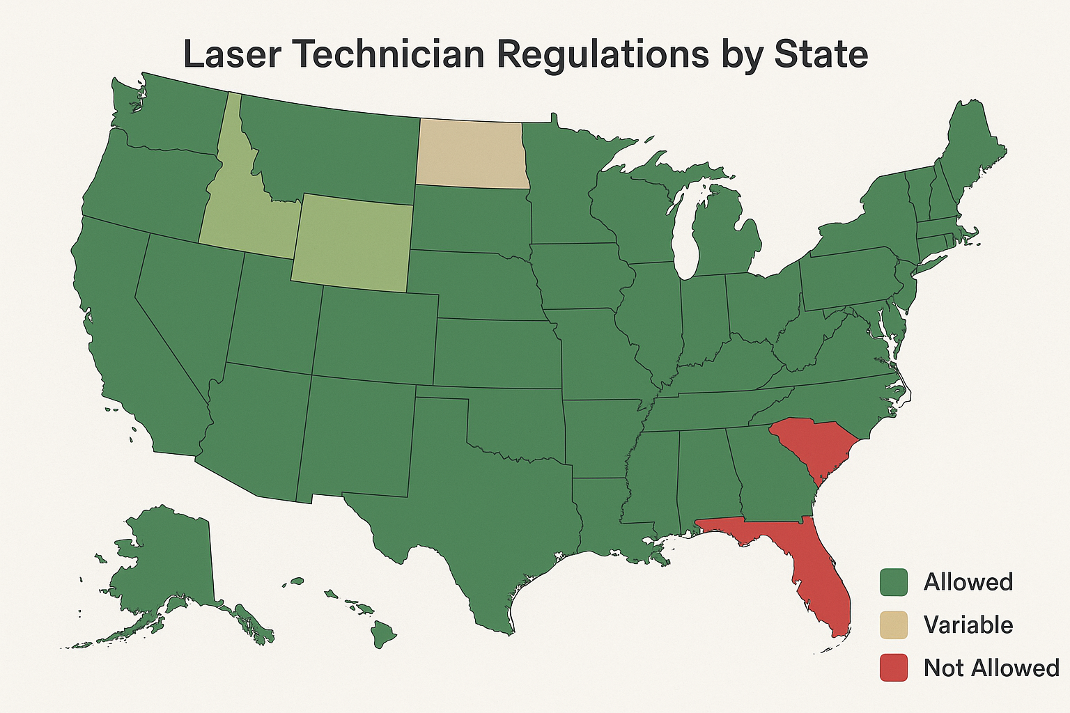 Laser technician regulatory compliance
