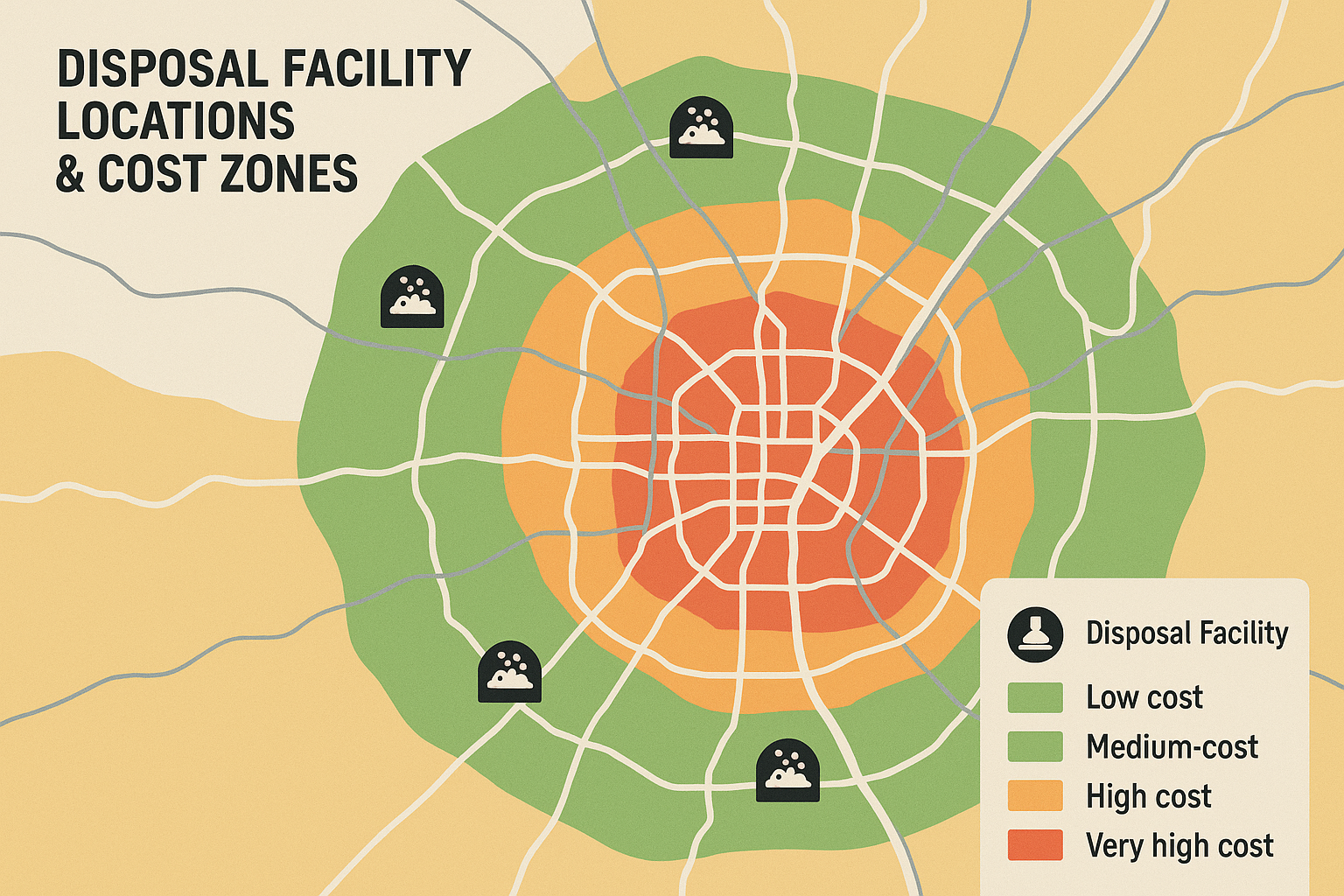 Municipal waste disposal restrictions