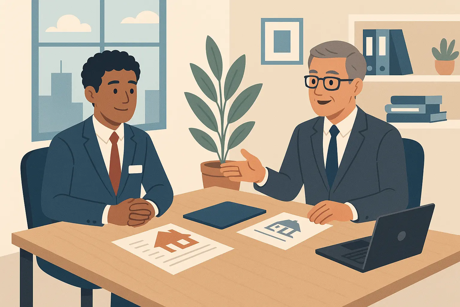 Real estate brokerage selection process