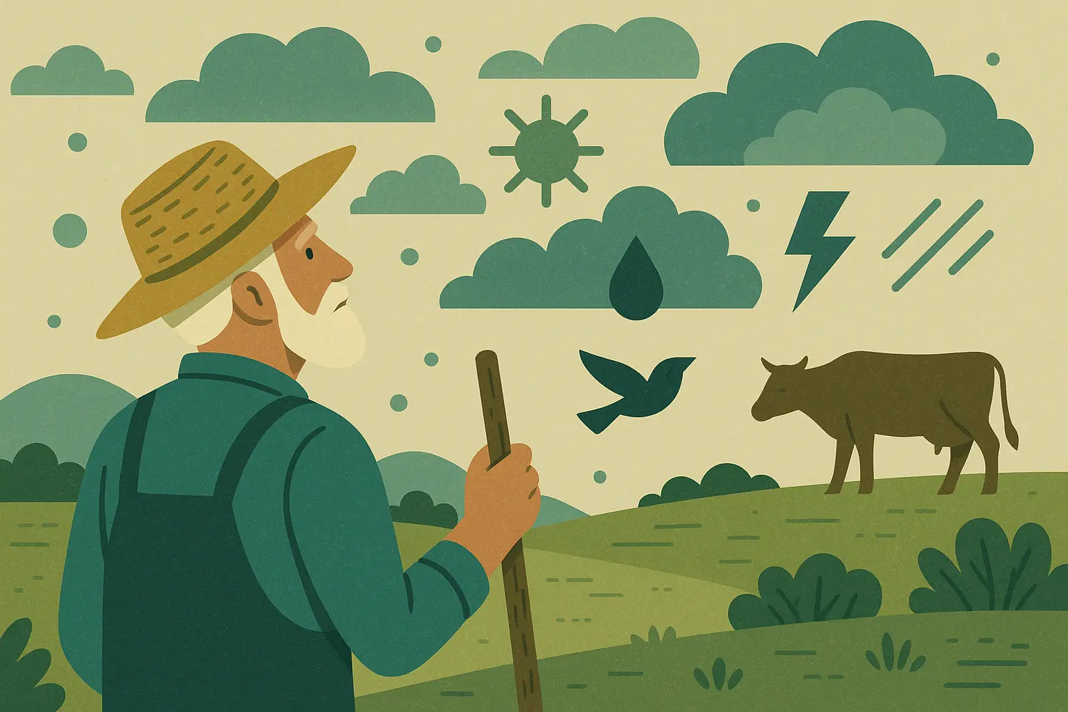 Weather prophet black story concept