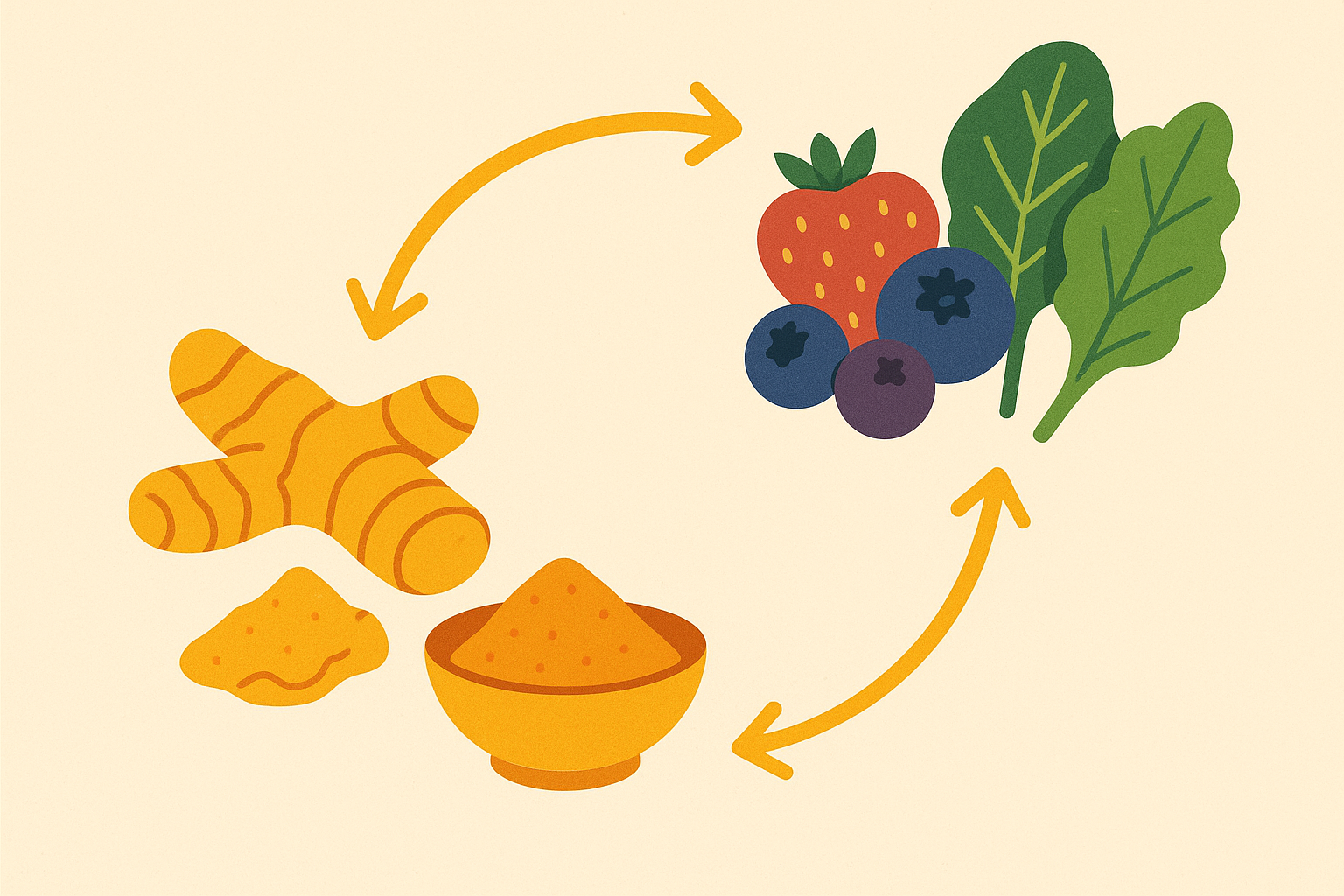 Anti-inflammatory food combinations for athletes