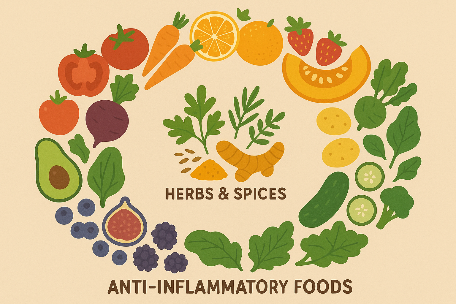 Anti-inflammatory foods for semaglutide diet