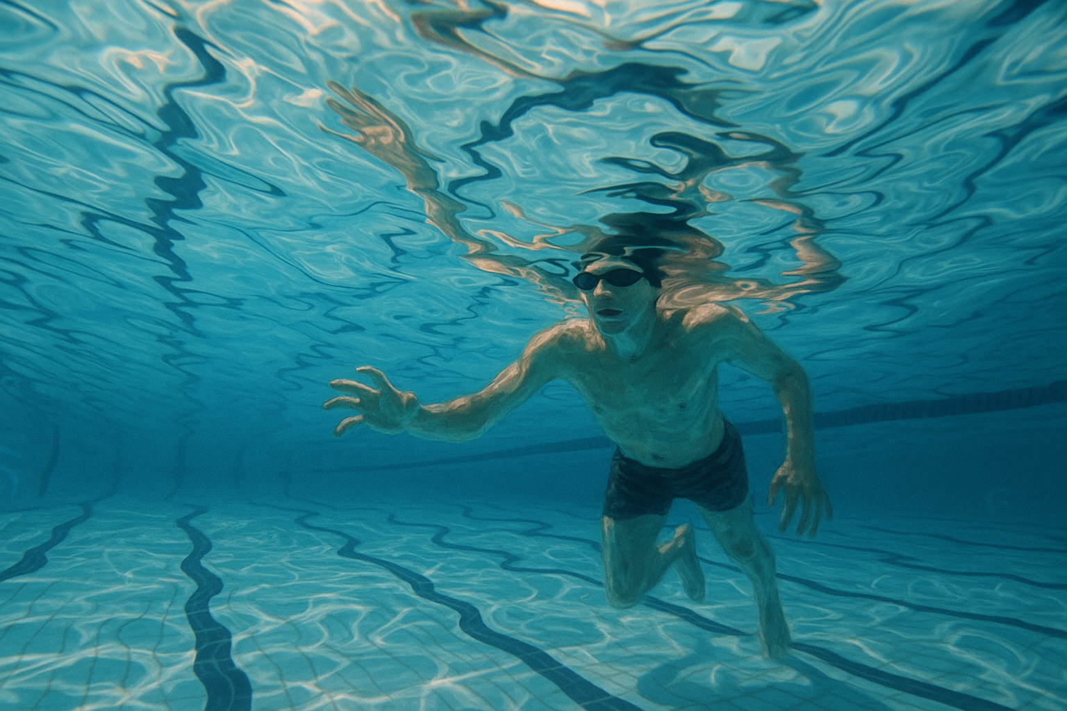 Student spatial orientation underwater