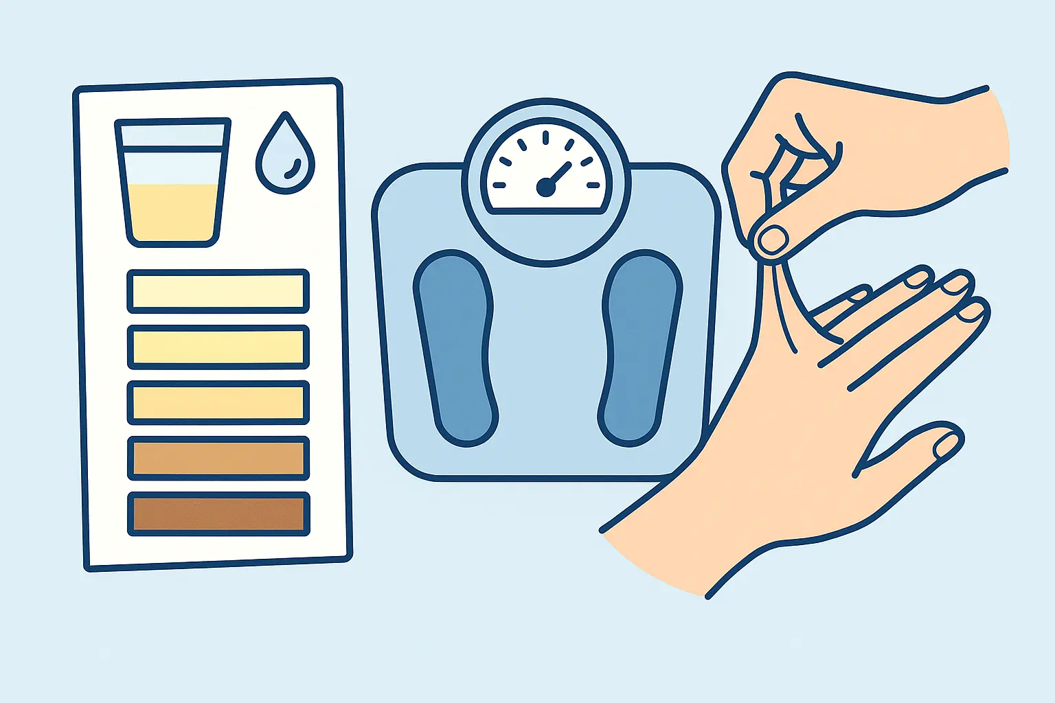 Dehydration prevention biomarkers