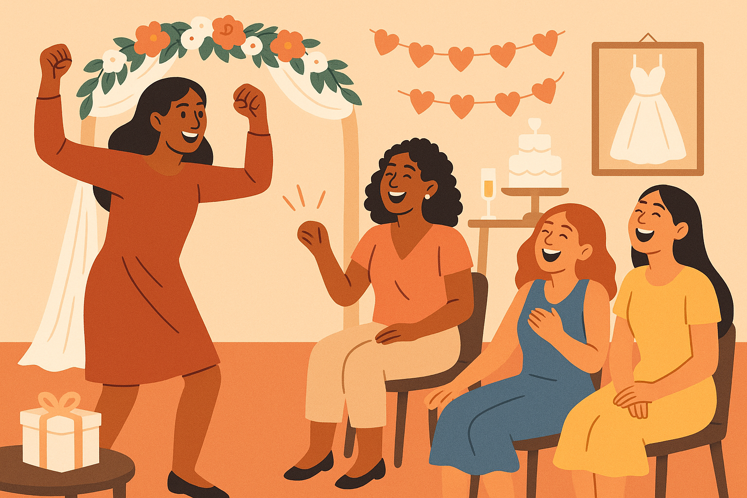 Modern and unique bridal shower activities