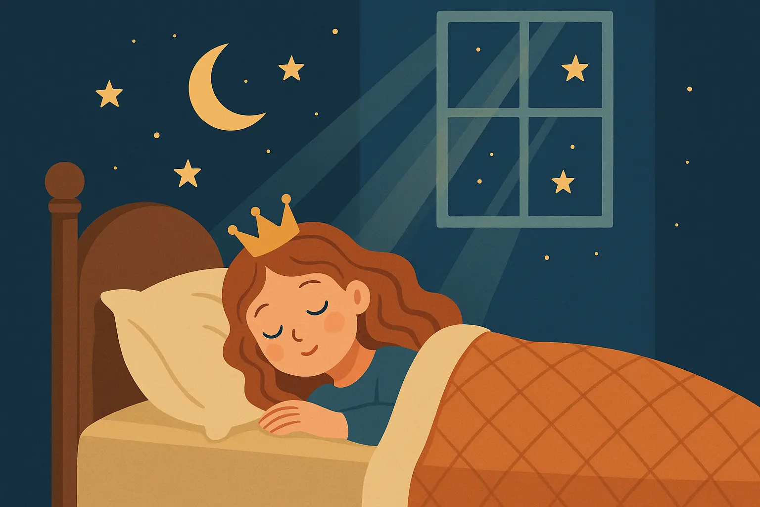 Parent and child selecting princess books together