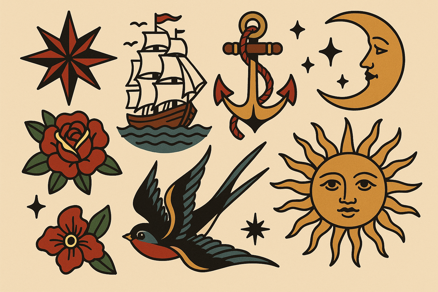 Technical considerations for tattoo design categories