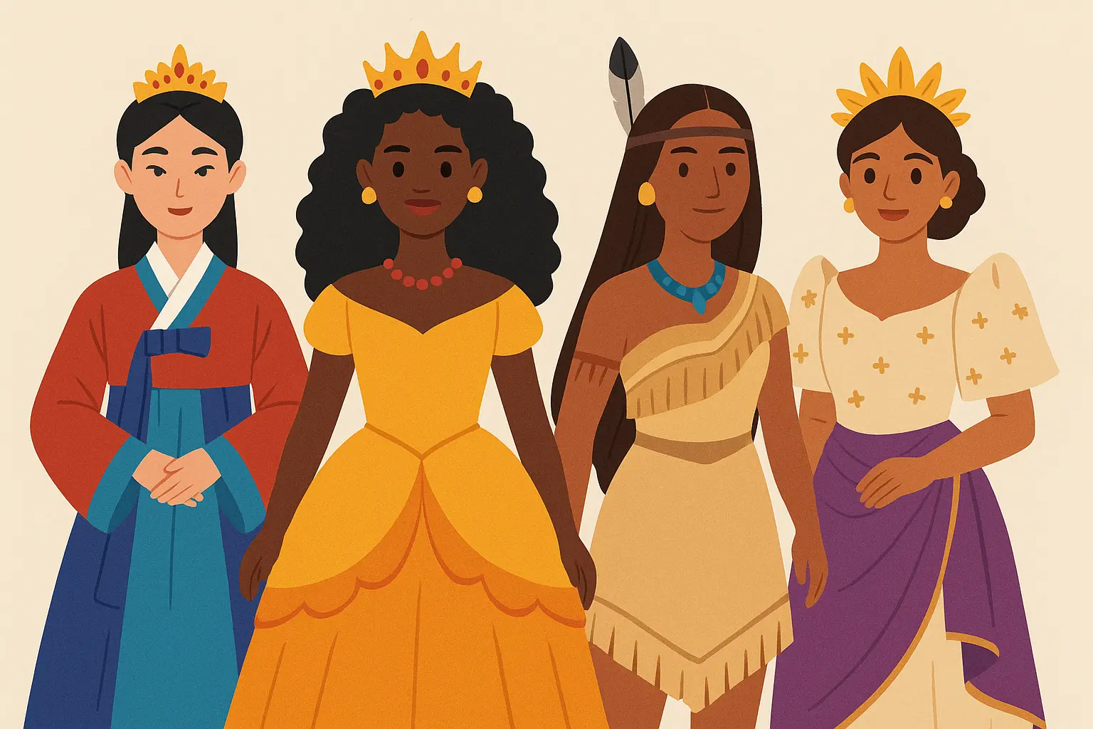 Culturally diverse princess stories from around the world