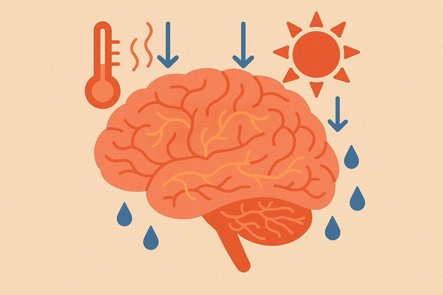 Brain temperature regulation mechanisms