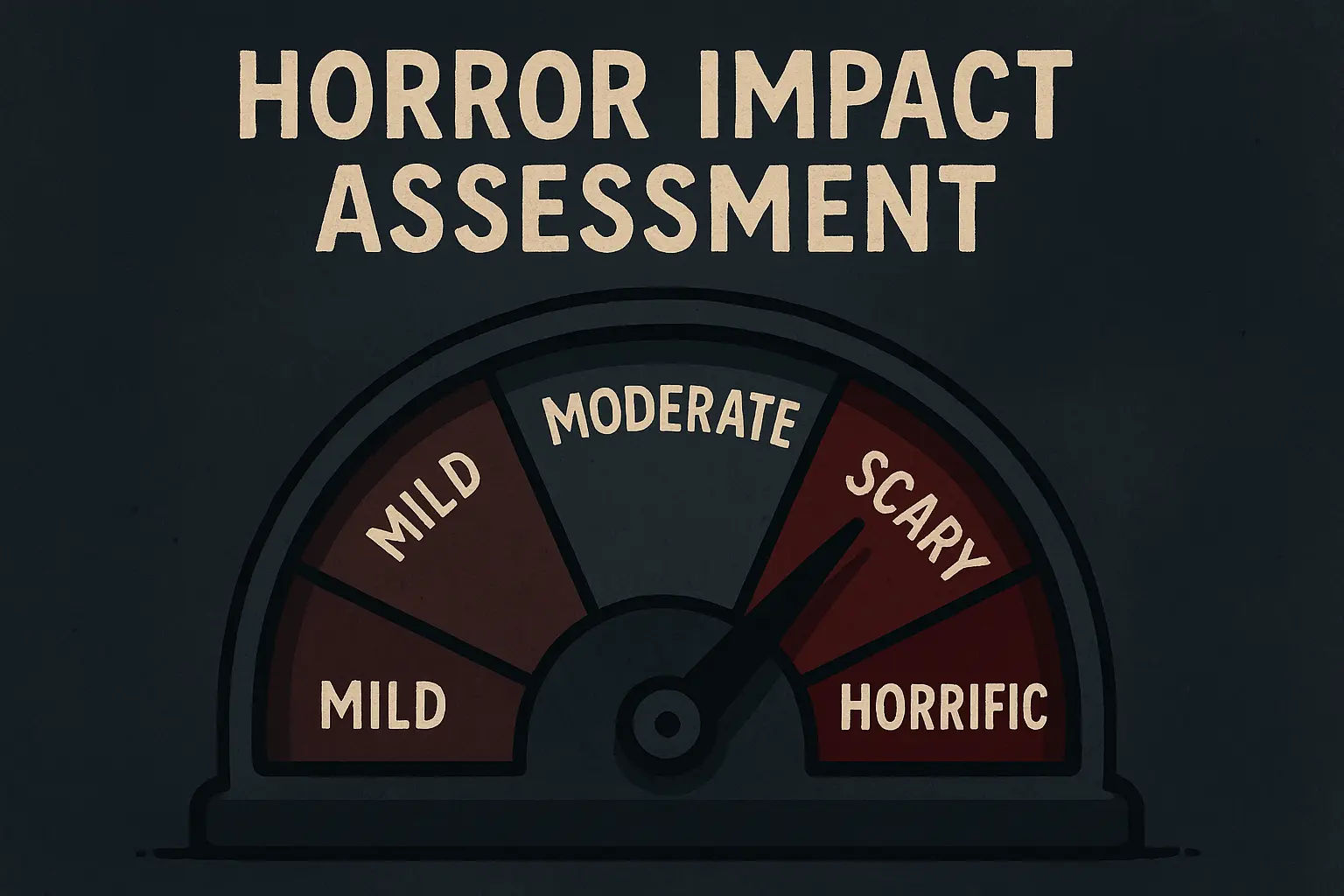 Horror story evaluation criteria visualization