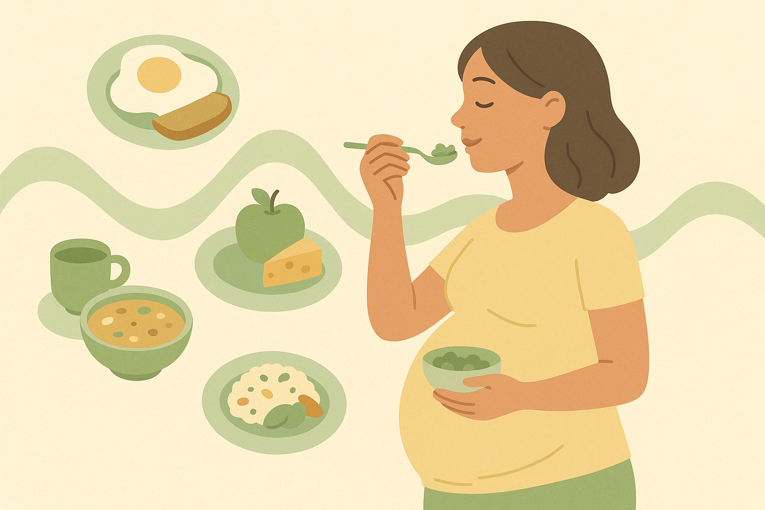 Managing HCG fluctuations through meal timing