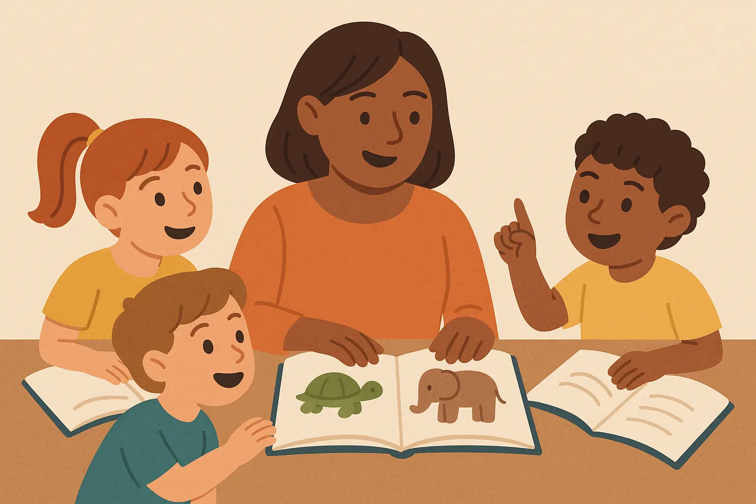 Friendship and social skills development through animal stories