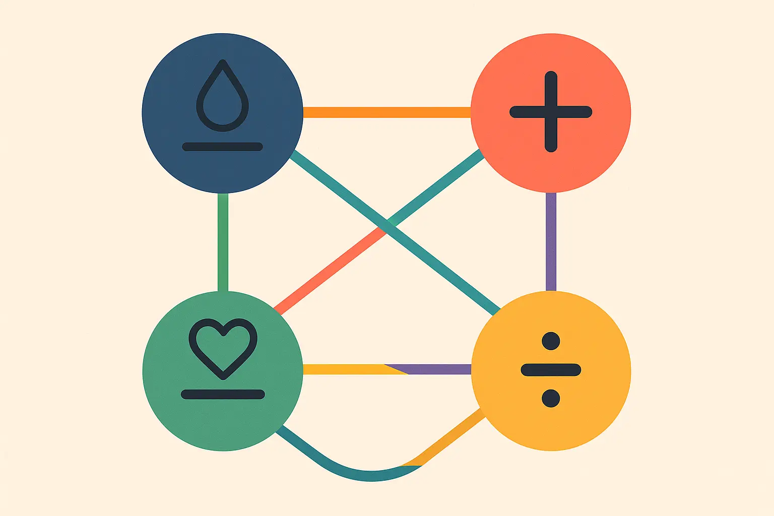Calculator and blood test results showing ratio analysis