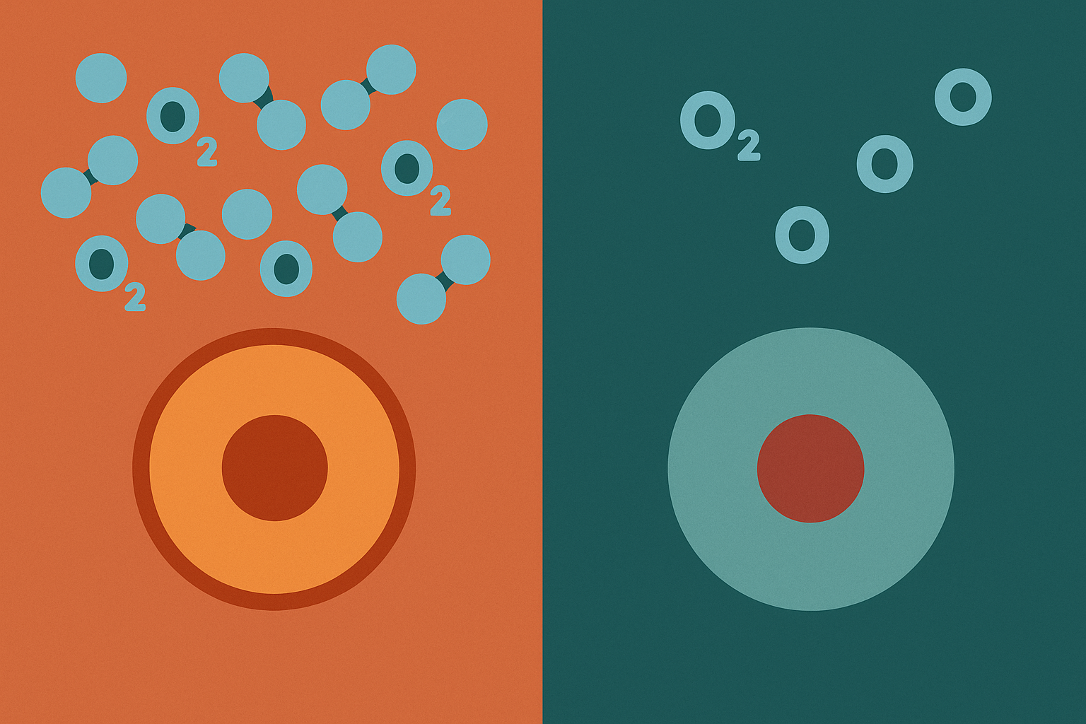 Cellular oxygen waste identification