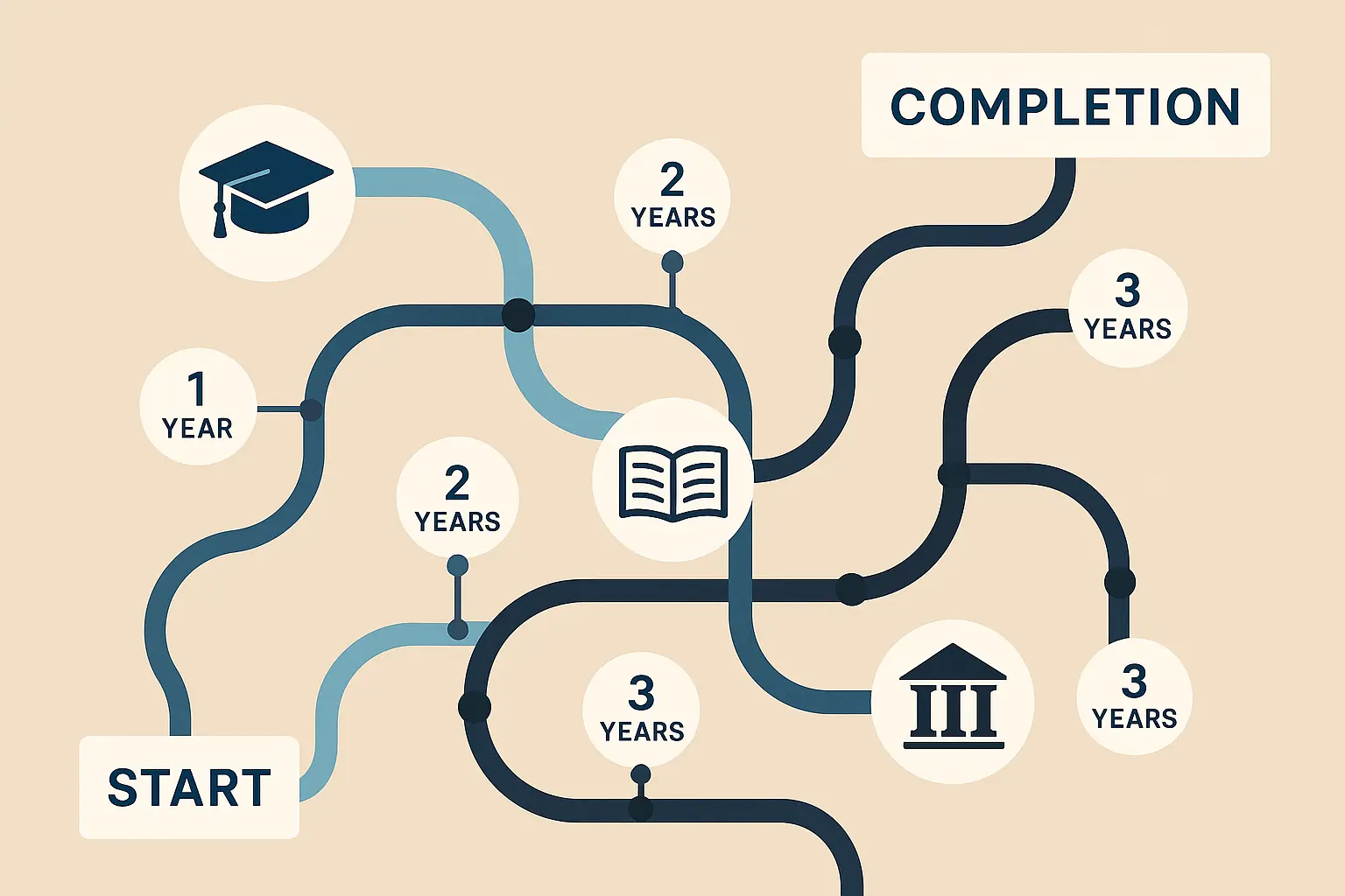 Strategic academic planning flowchart