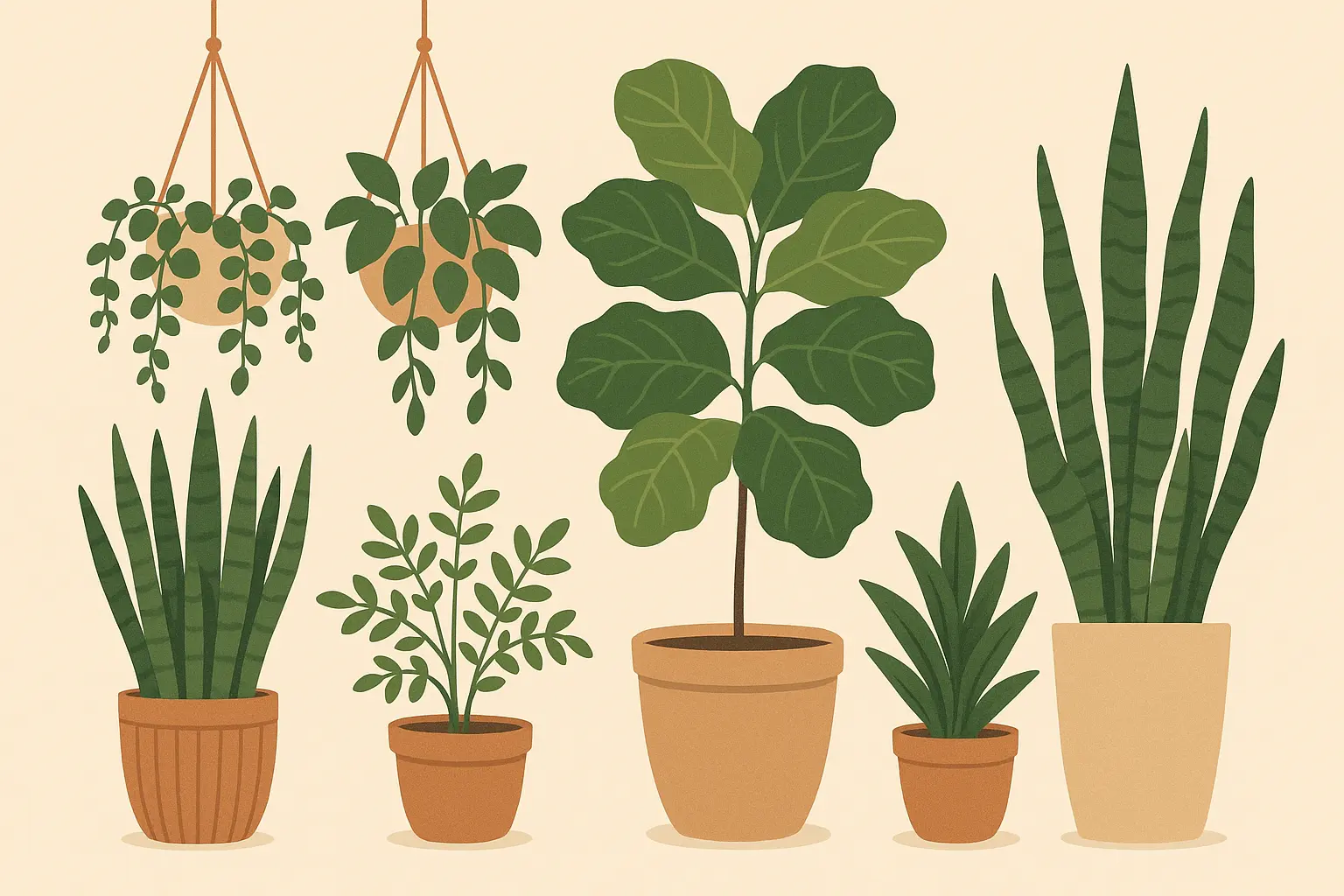 Plants in foyer design