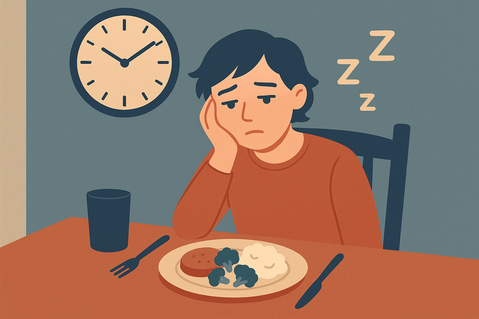 Dinner meal planning sabotaging sleep