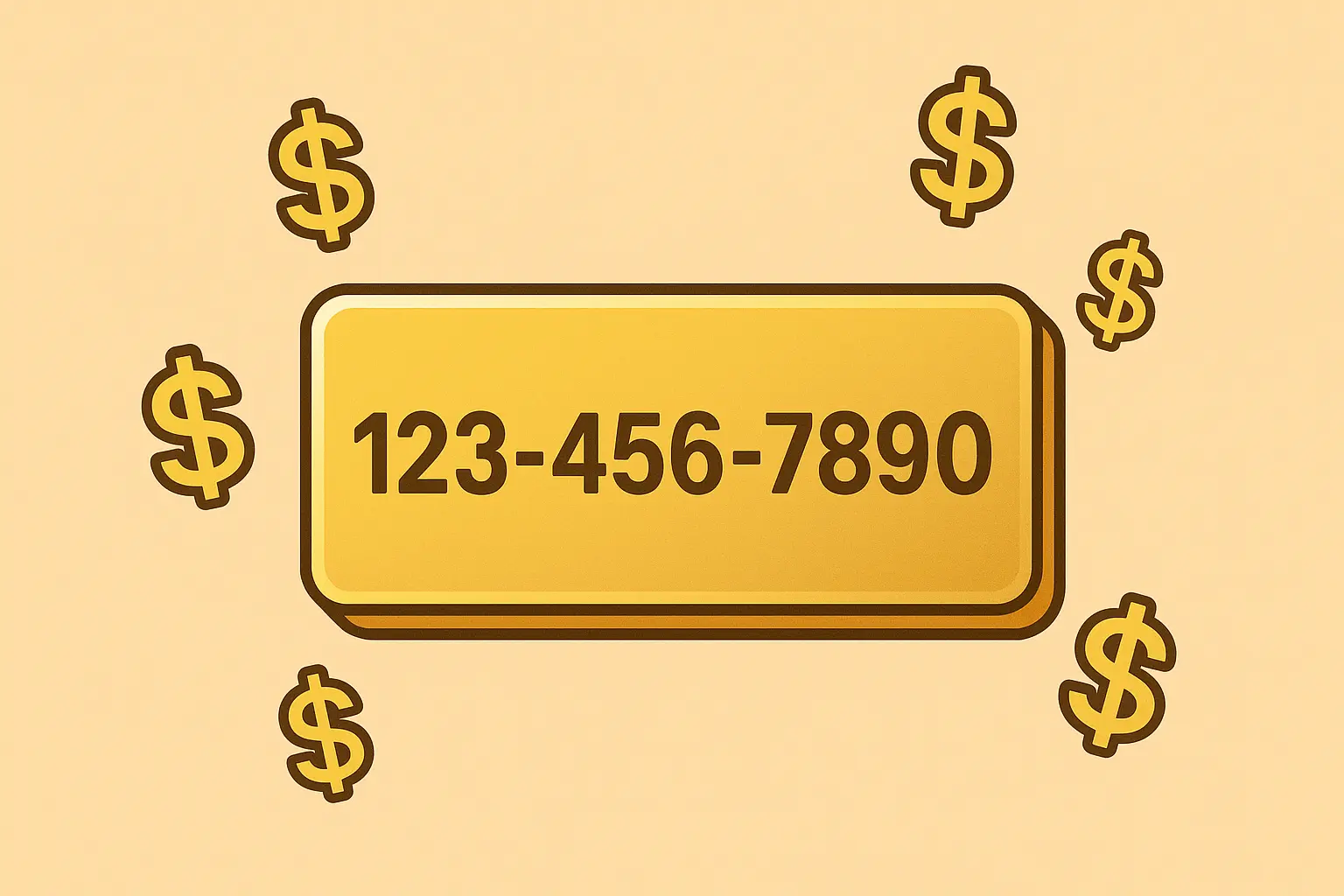 Premium phone number pricing chart for 310 area code