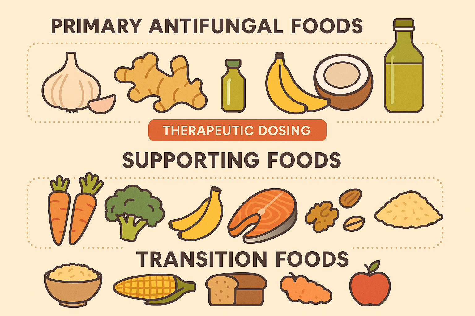 Complete candida diet food lists