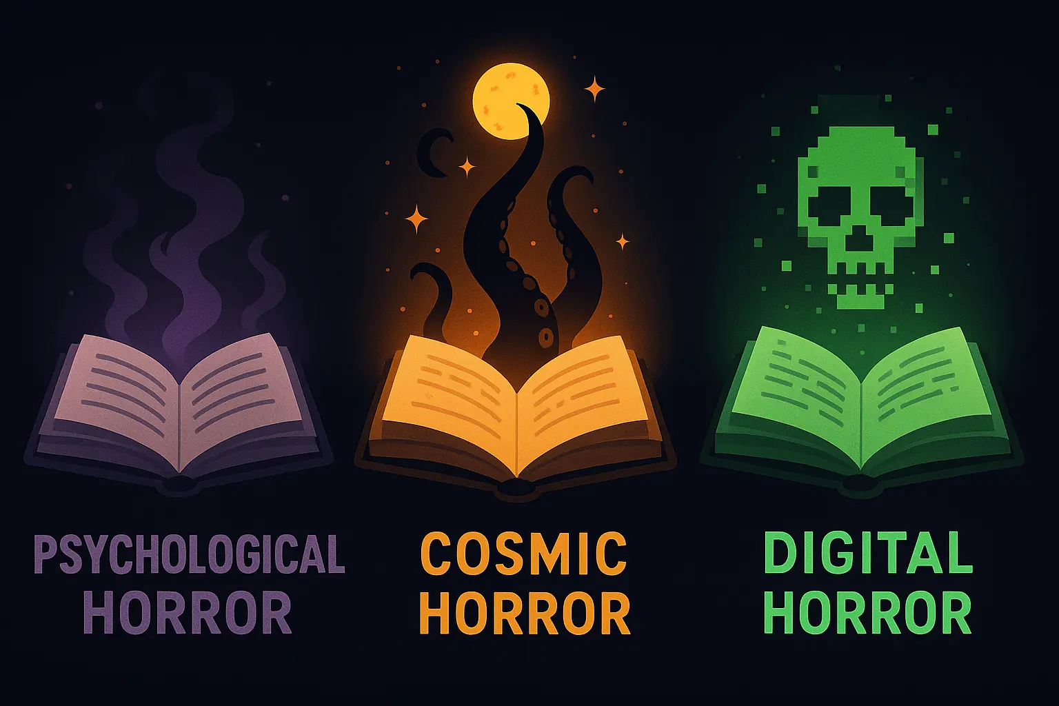 Horror story evaluation criteria comparison chart