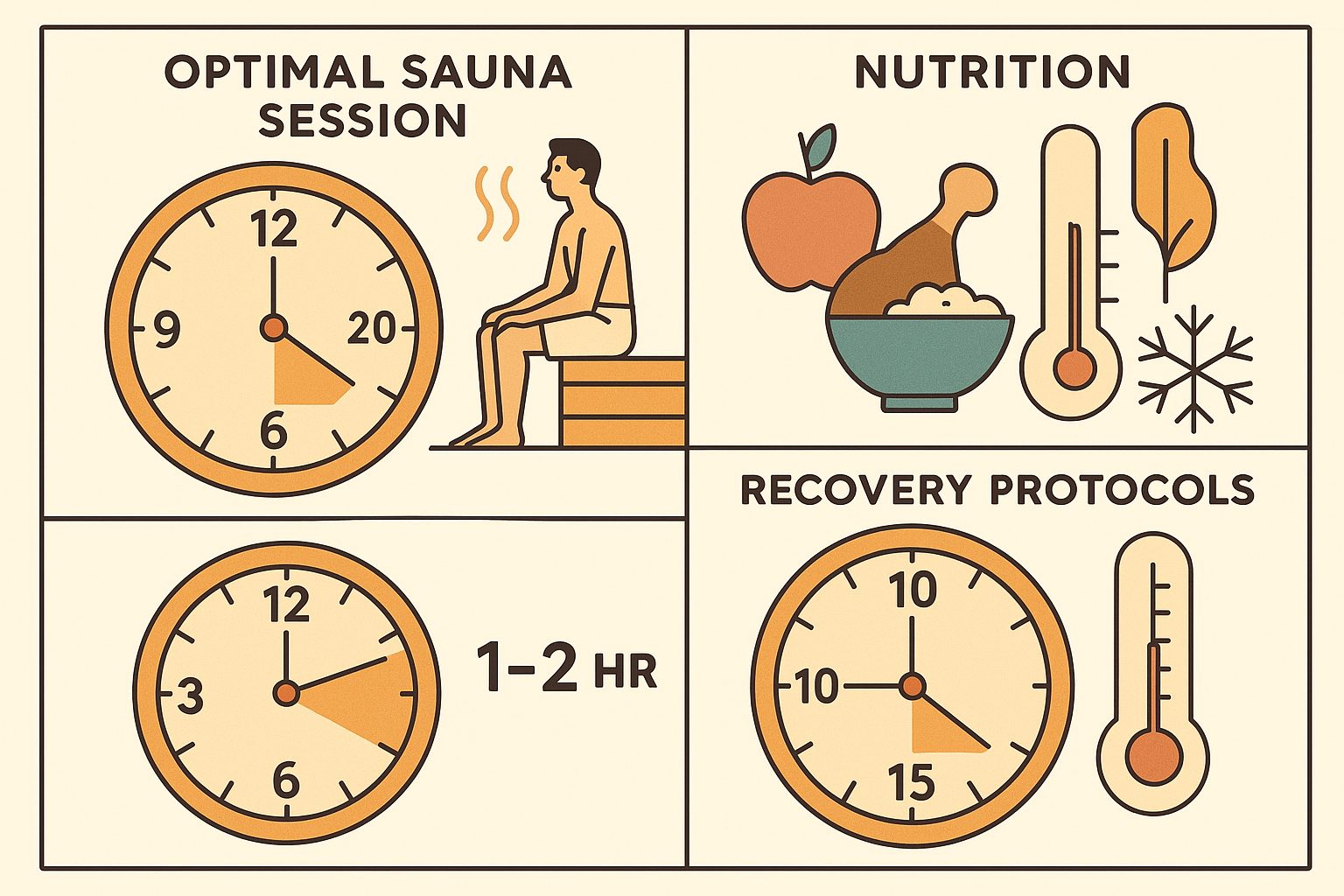 Complete sauna recovery protocol