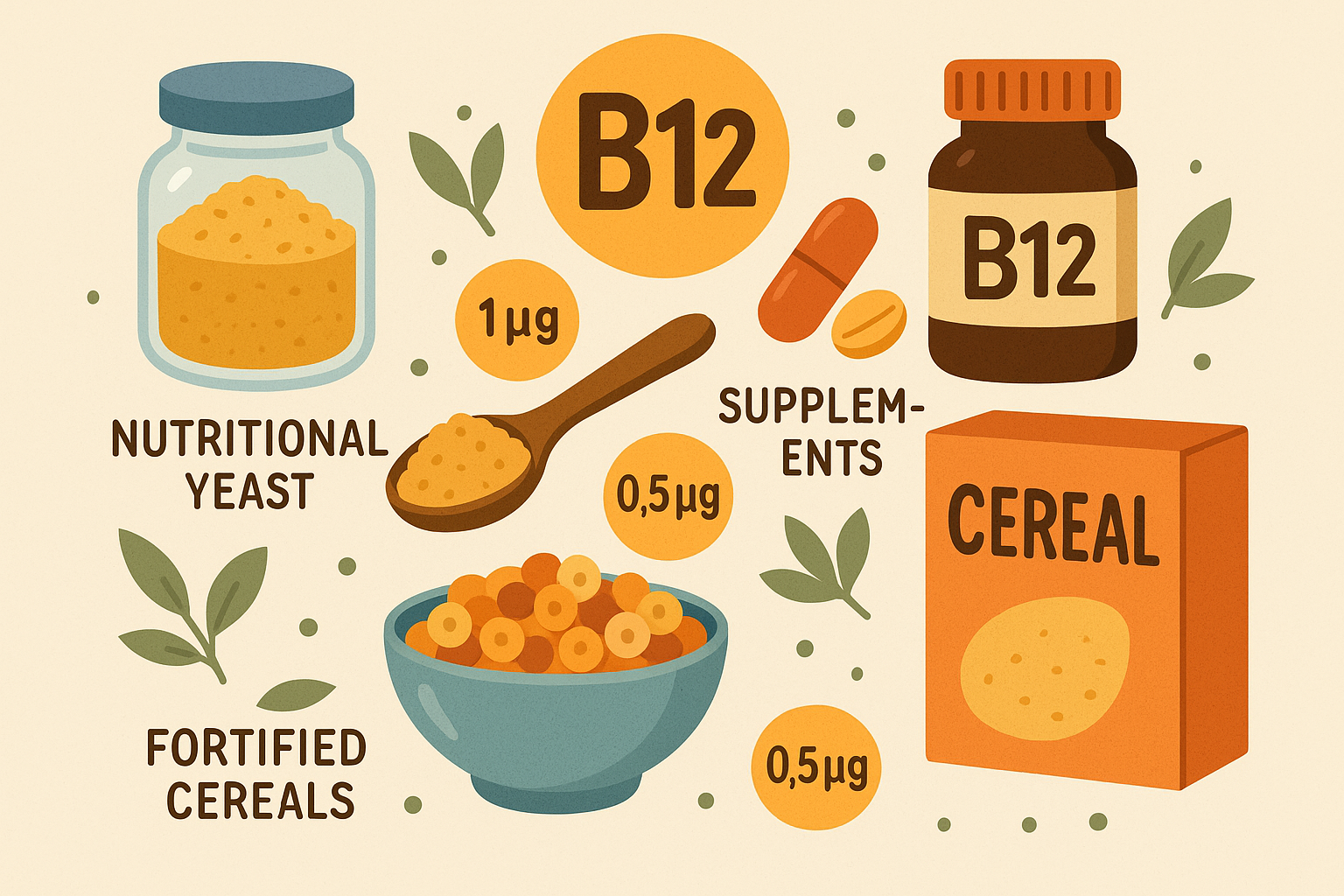 B12 absorption timing and nutritional yeast