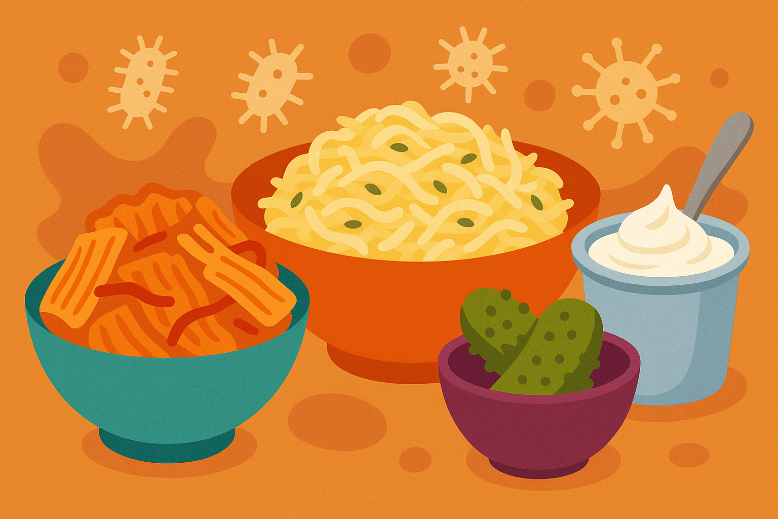 Fermented foods for gut health support