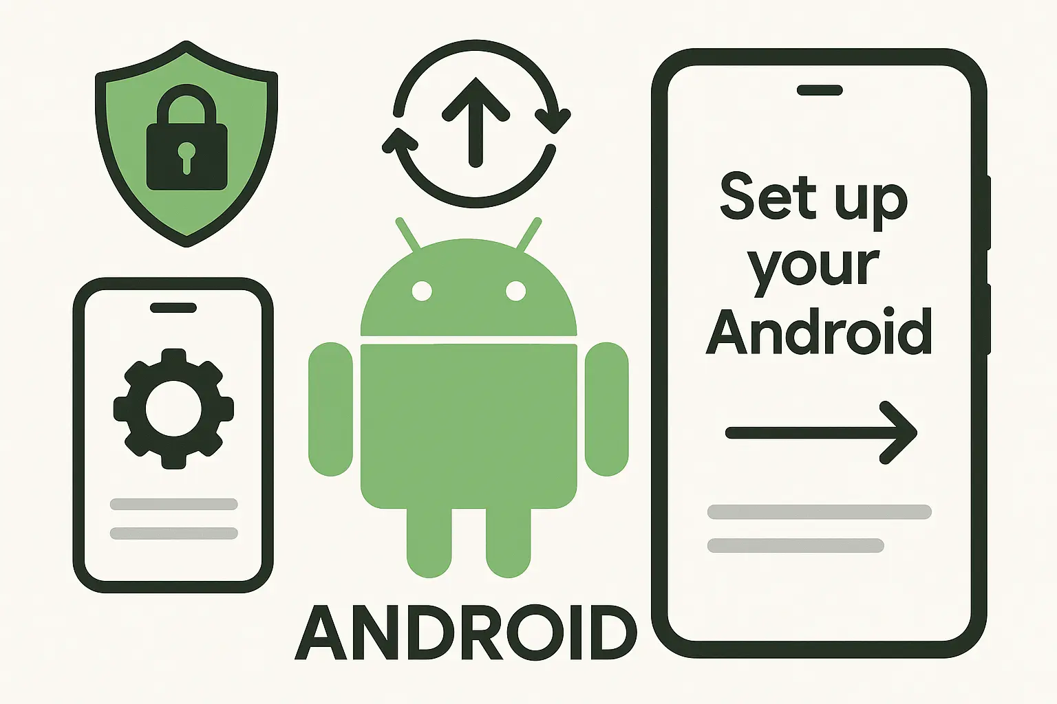 Android initial setup after factory reset