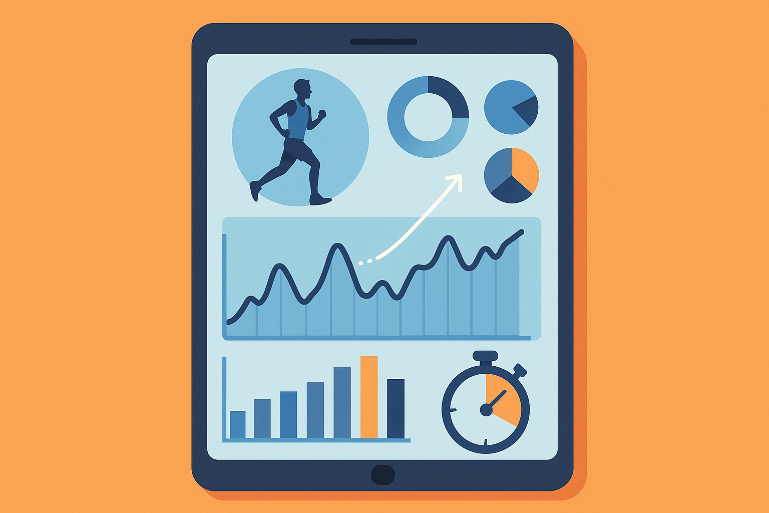 Technology integration for precise marathon calorie tracking