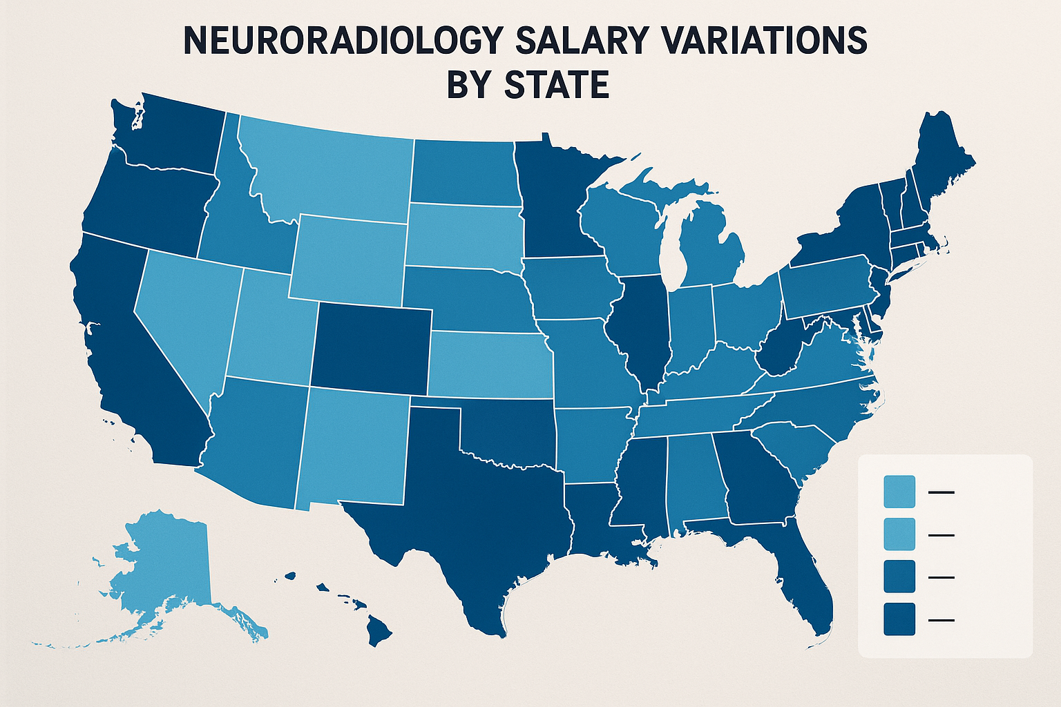 Geographic neuroradiology salary variations