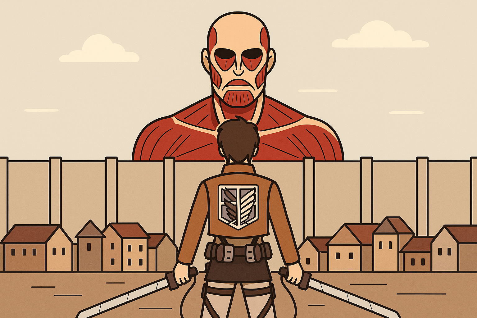 Minimalist Attack on Titan tattoo designs