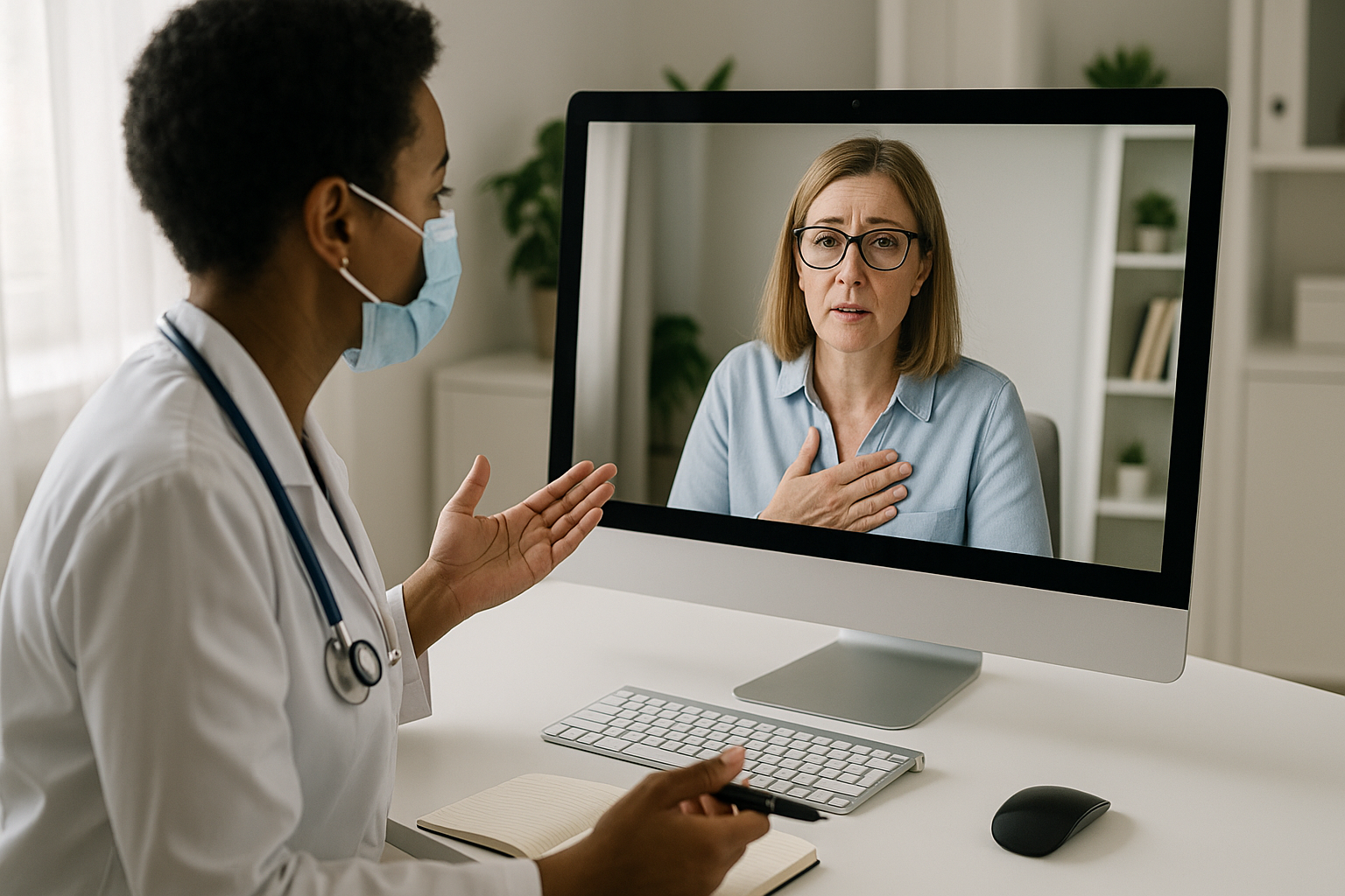 Telehealth diabetes education session setup