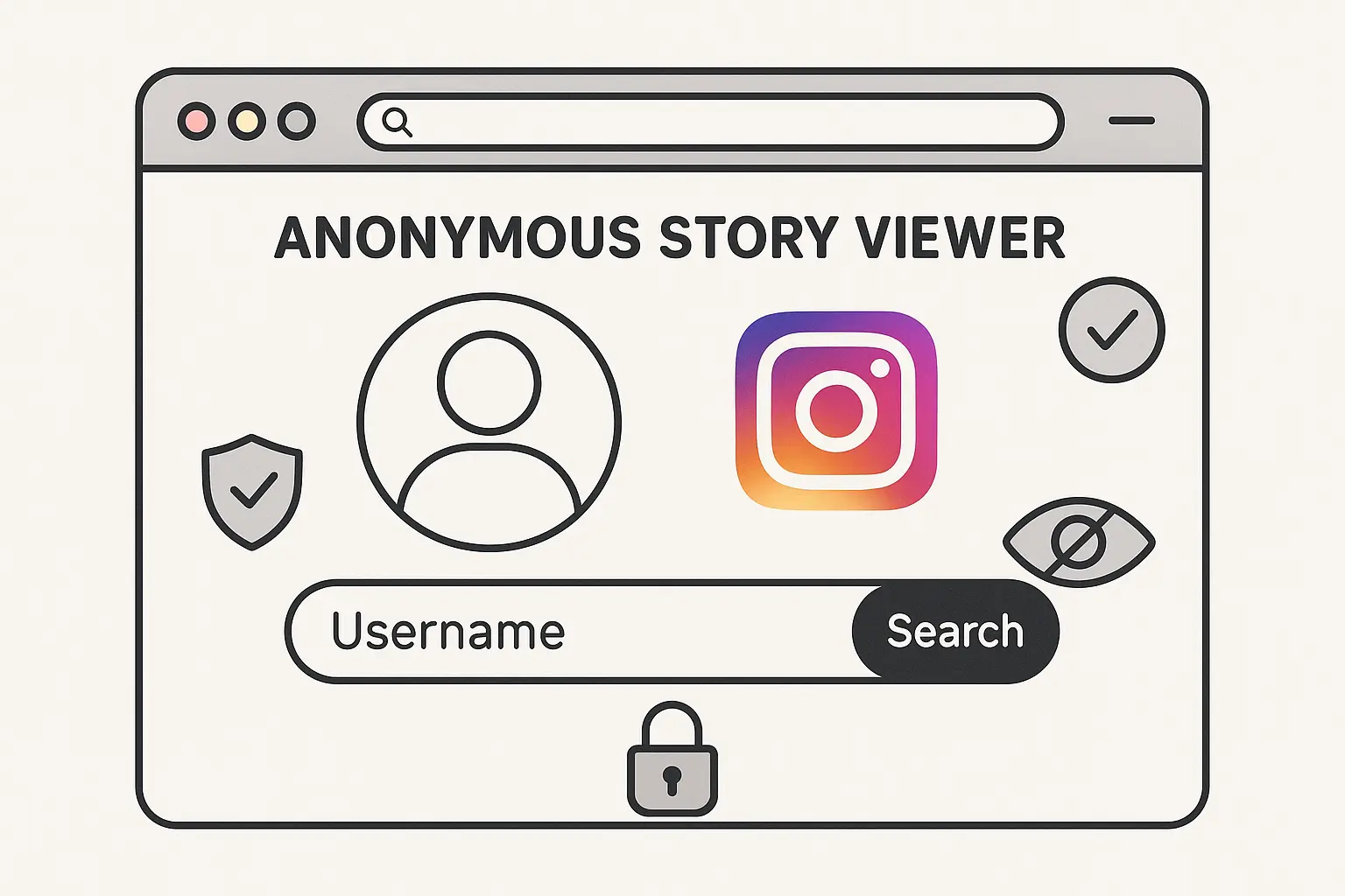 StoriesIG anonymous Instagram viewer interface