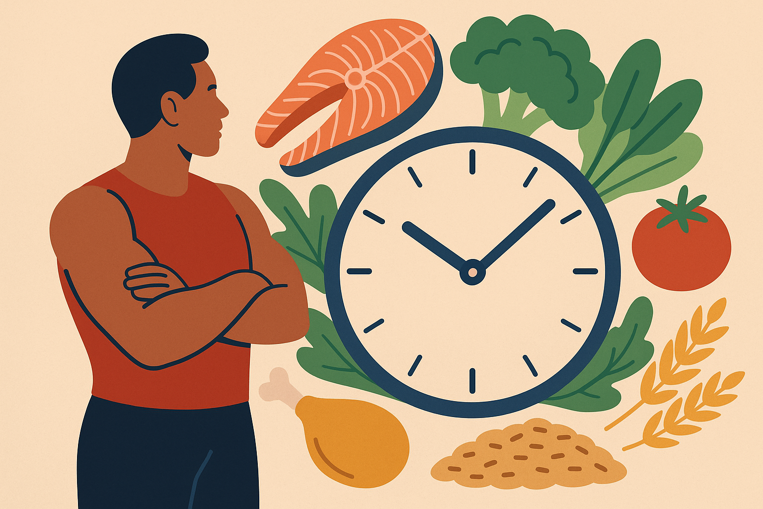 Muscle gain meal plan timing strategy