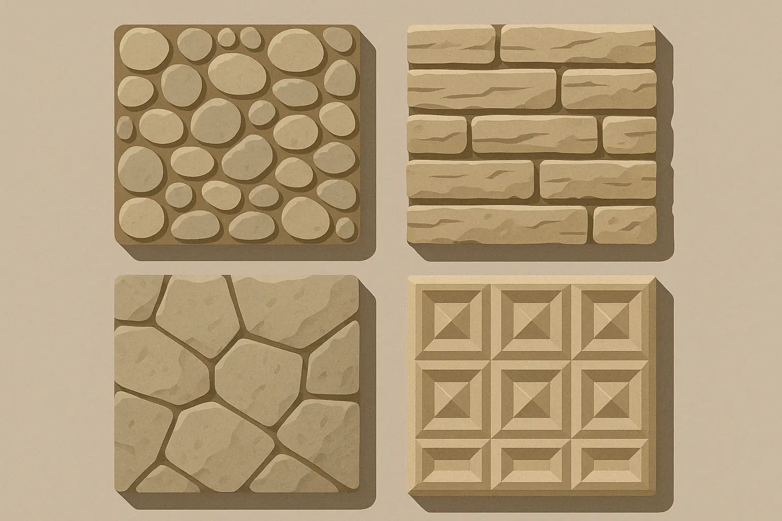 Textured shower tiles