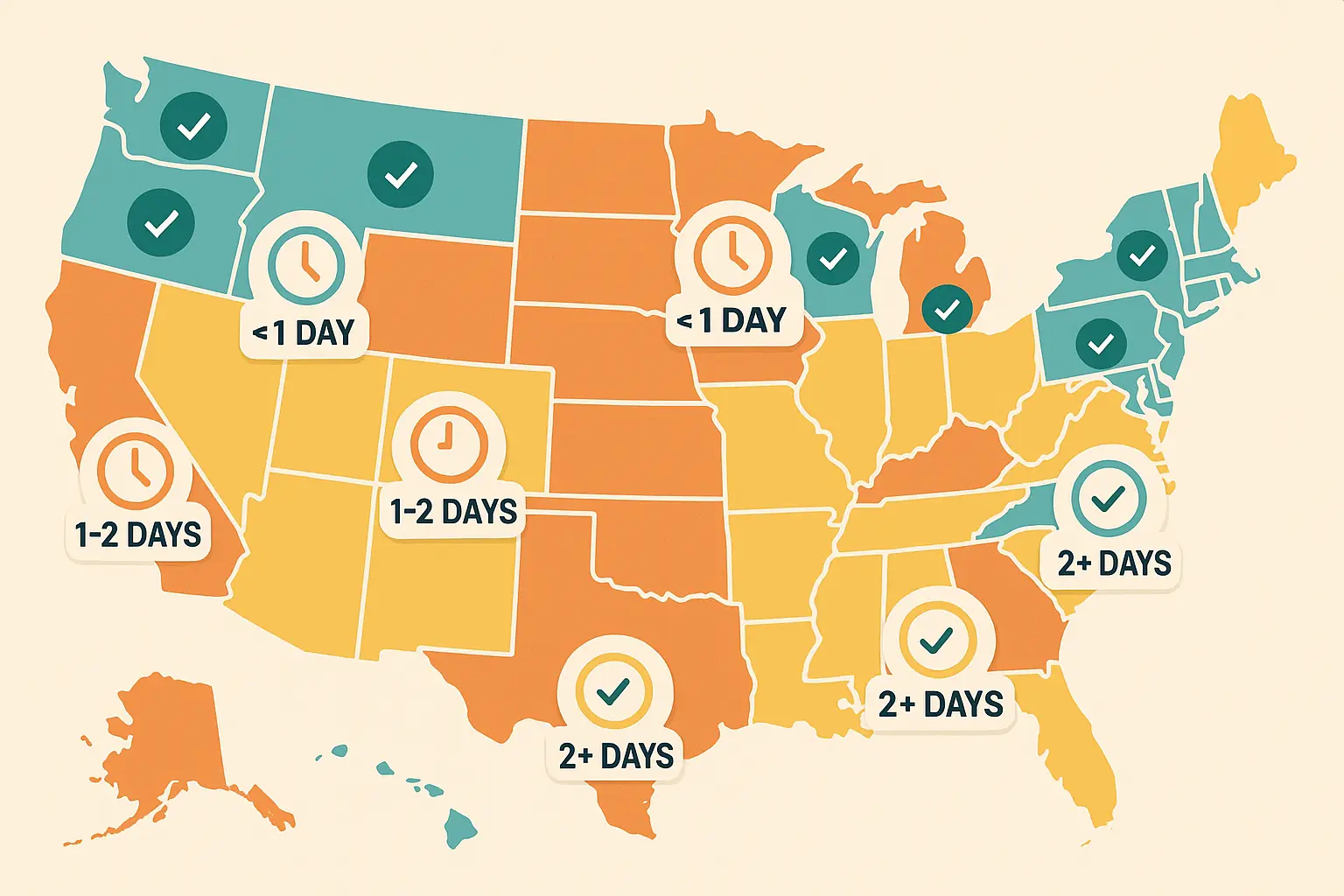 State regulatory requirements impact on processing