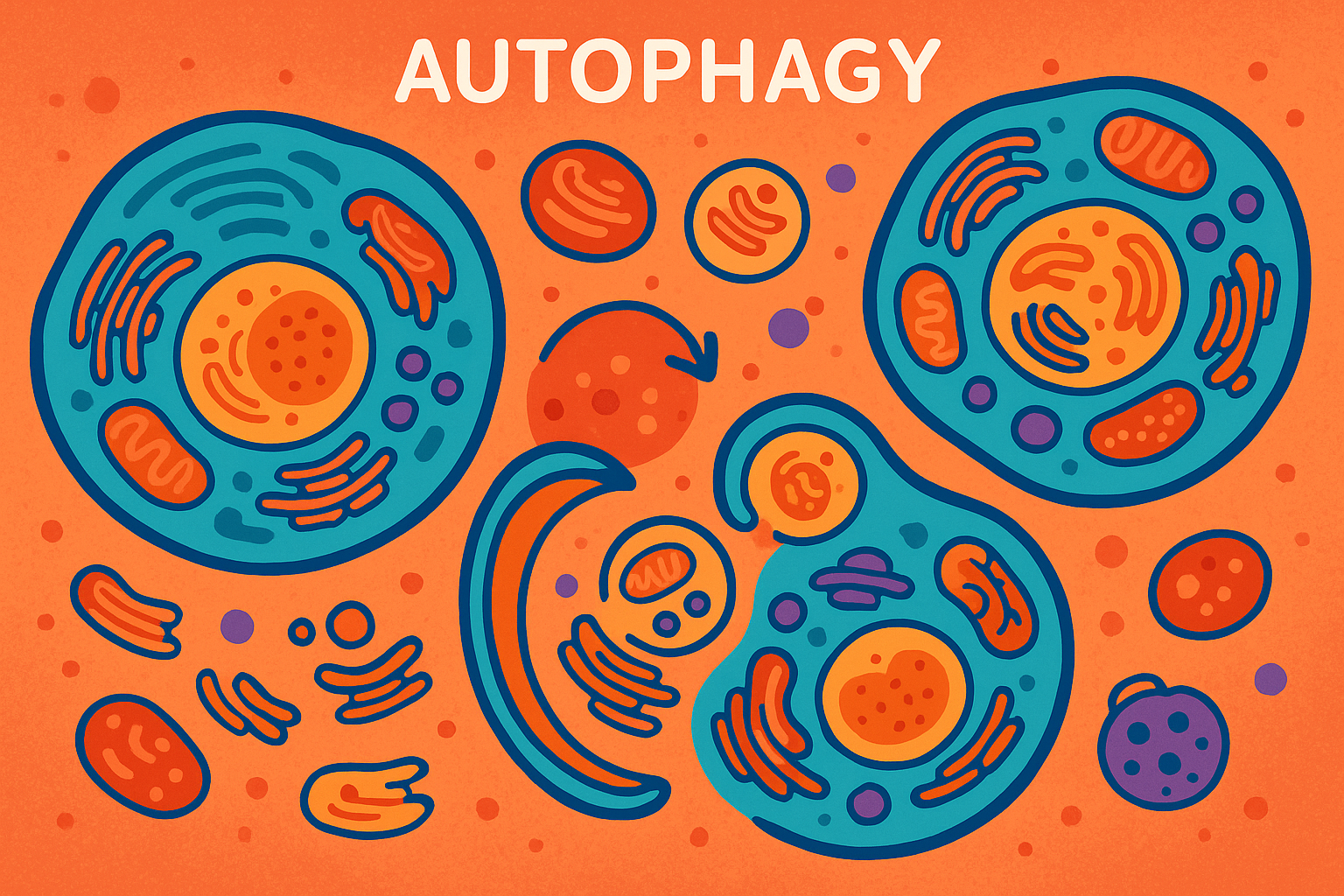 Cellular autophagy process during Daniel Fast
