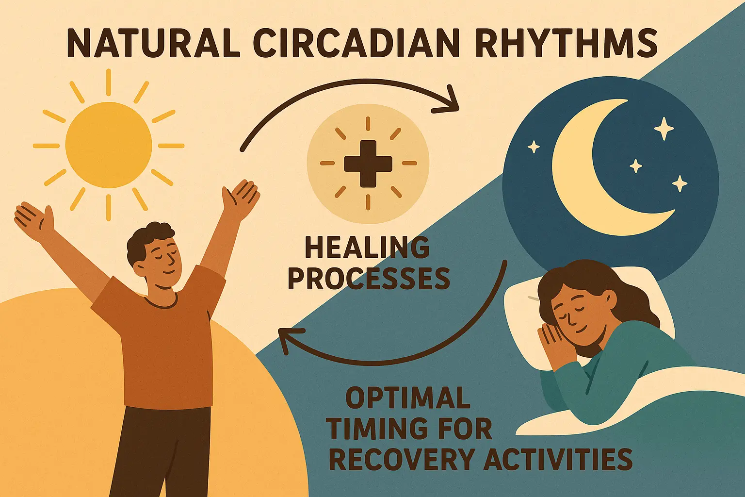 Circadian rhythm optimization for jaw surgery recovery
